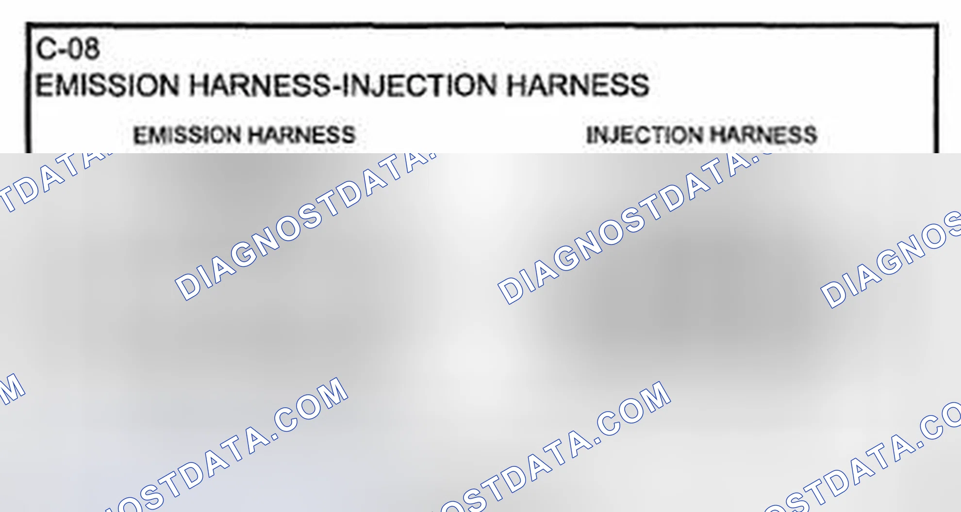 Scheme 41: Identifying Emission And Injection Harness Connector Terminals (C-08)