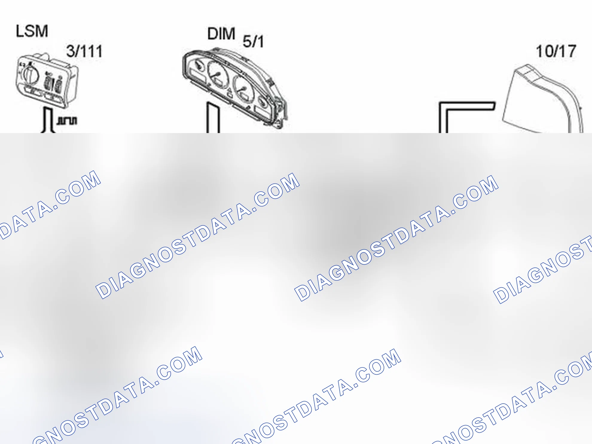 Scheme 243: REAR PARKING LAMPS/LICENSE PLATE LIGHTING