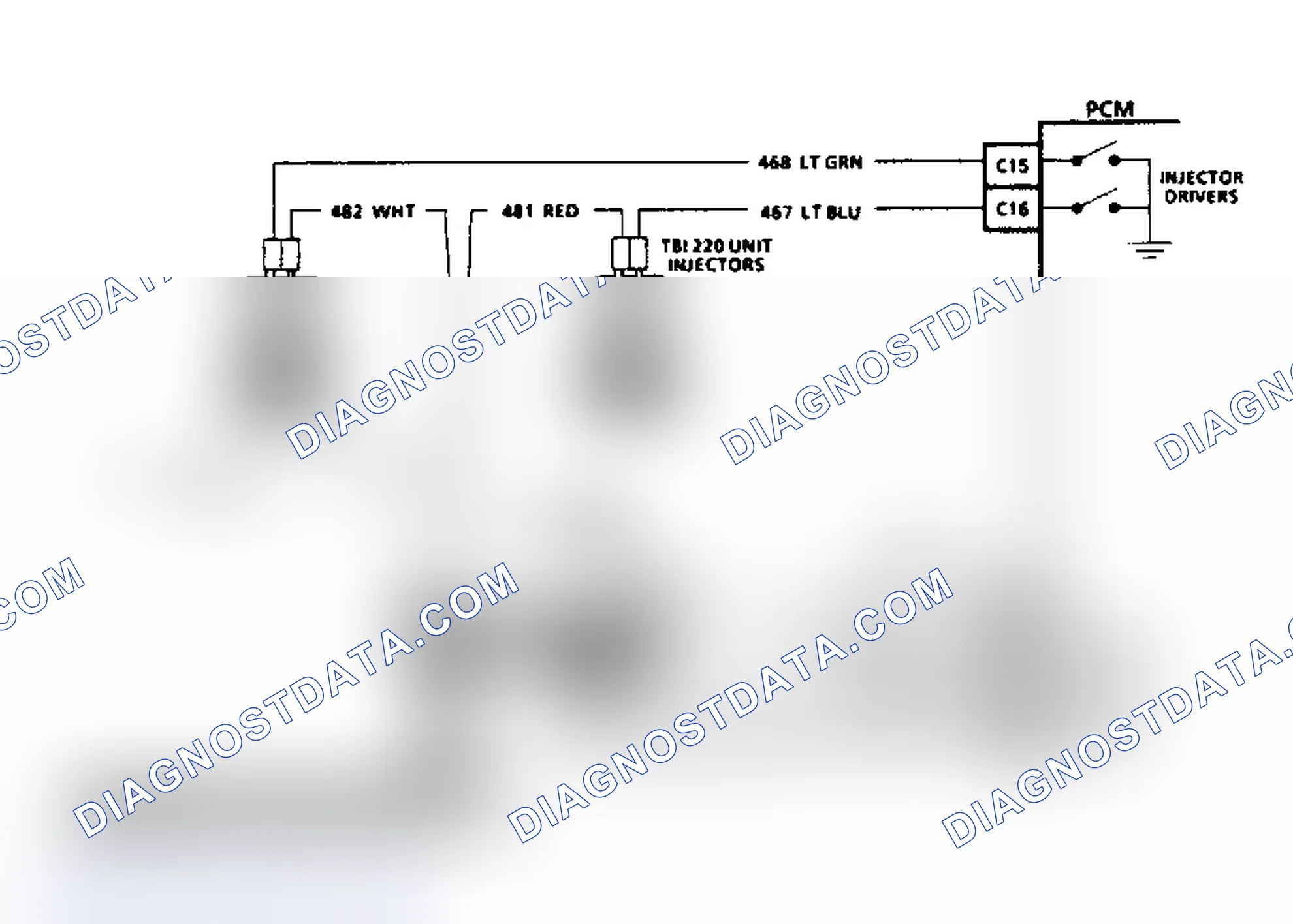 Scheme 3: HEI Ignition & Injector Circuits (2.8L, 4.3L TBI, 5.0L, 5.7L & 7.4L With 4L80-E Transmission)