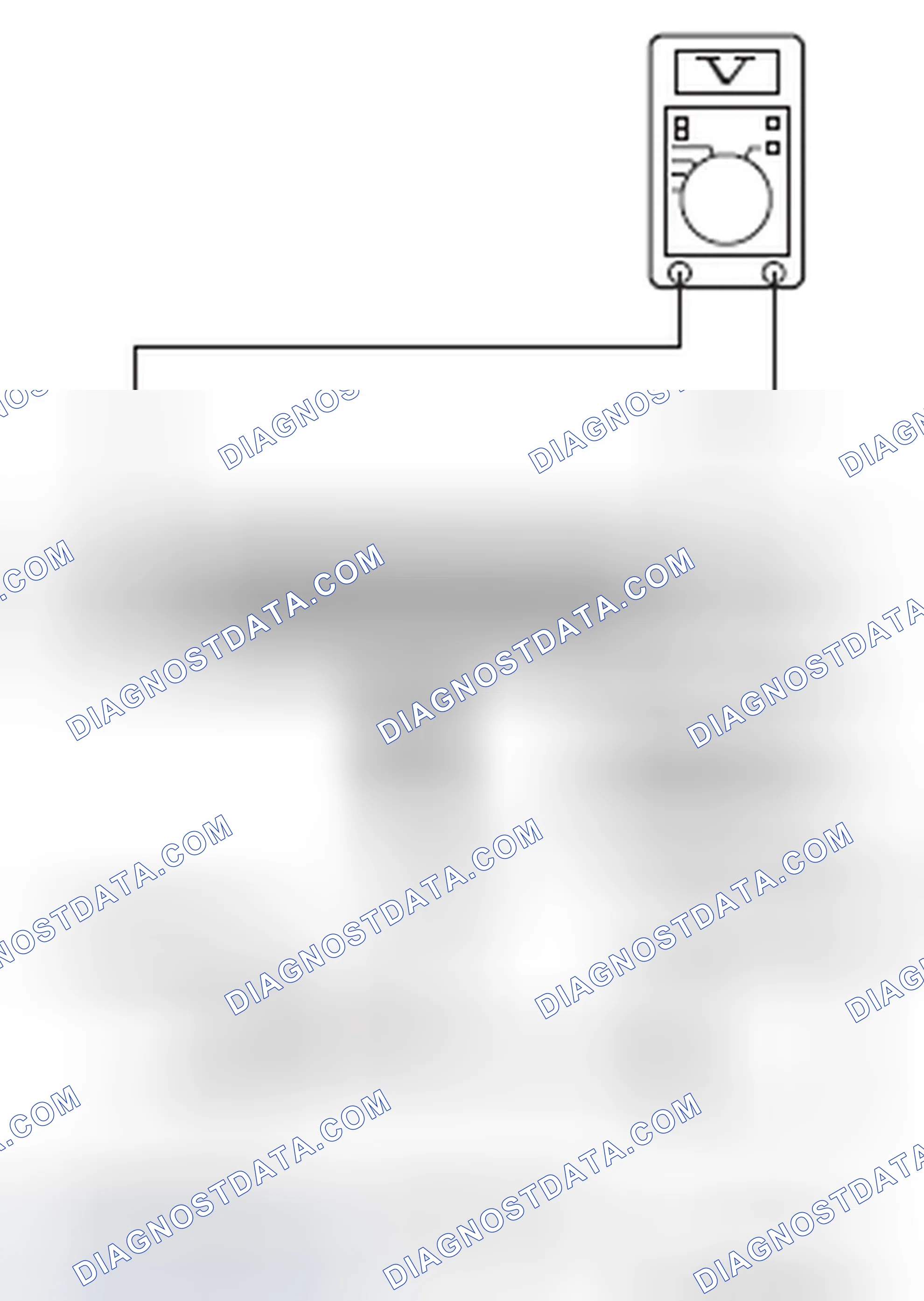 Scheme 342: TERMINAL VOLTAGE CHECK CHART