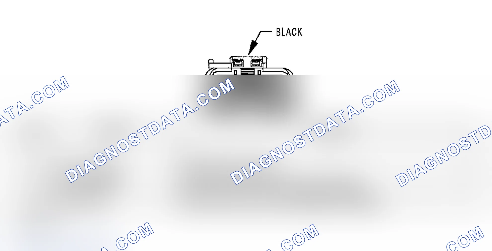 Scheme 801: LEAK DETECTION PUMP HARNESS CONNECTOR END VIEW