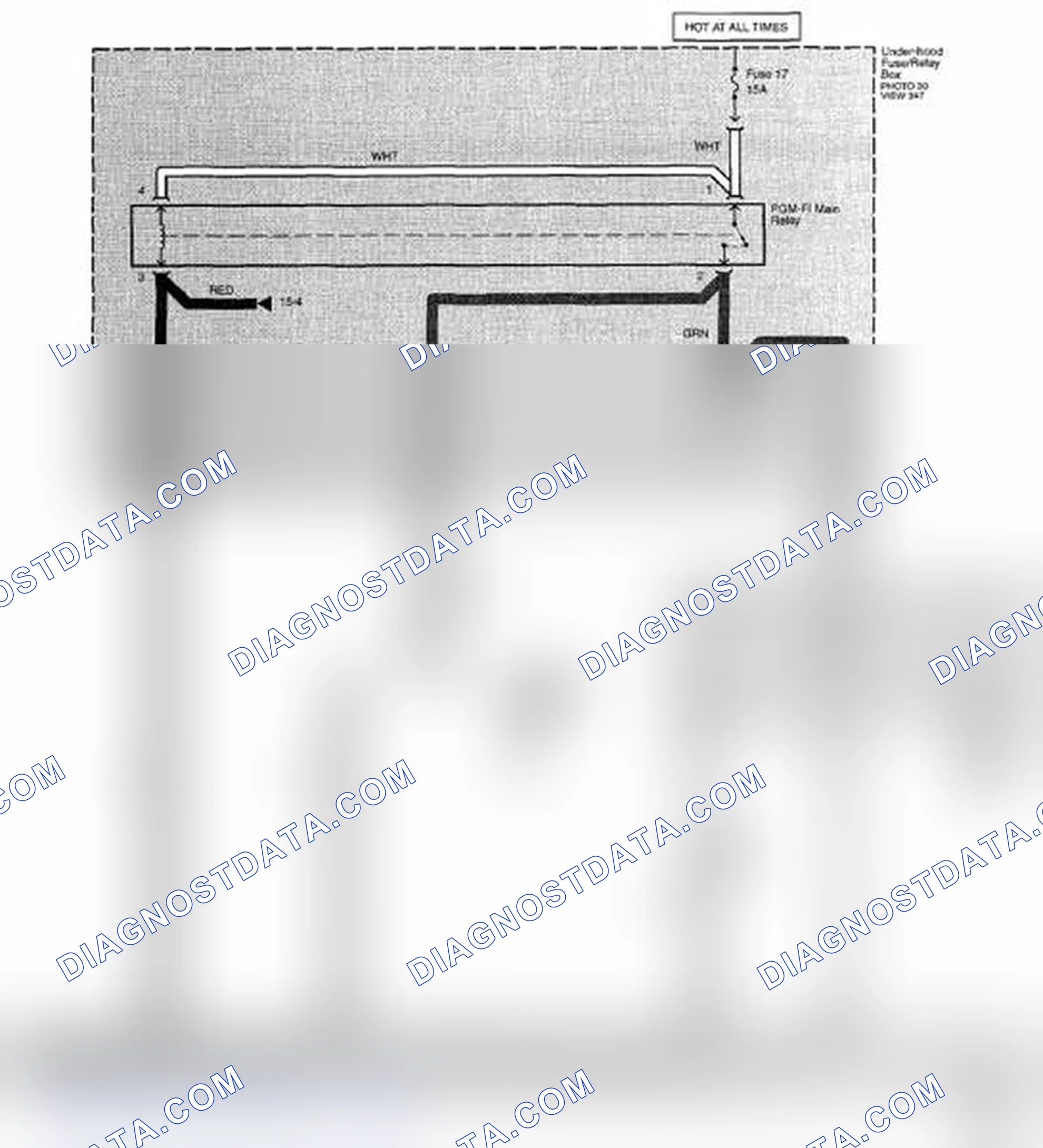 Scheme 394: Immobilizer System Circuit Diagram - Without Keyless Access (Page 132-2)