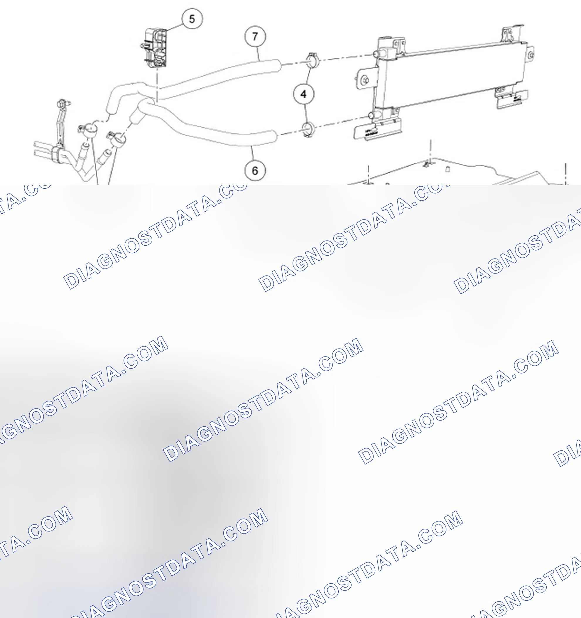 Fig. 17: Identifying Transmission Fluid Cooler Hoses Components
