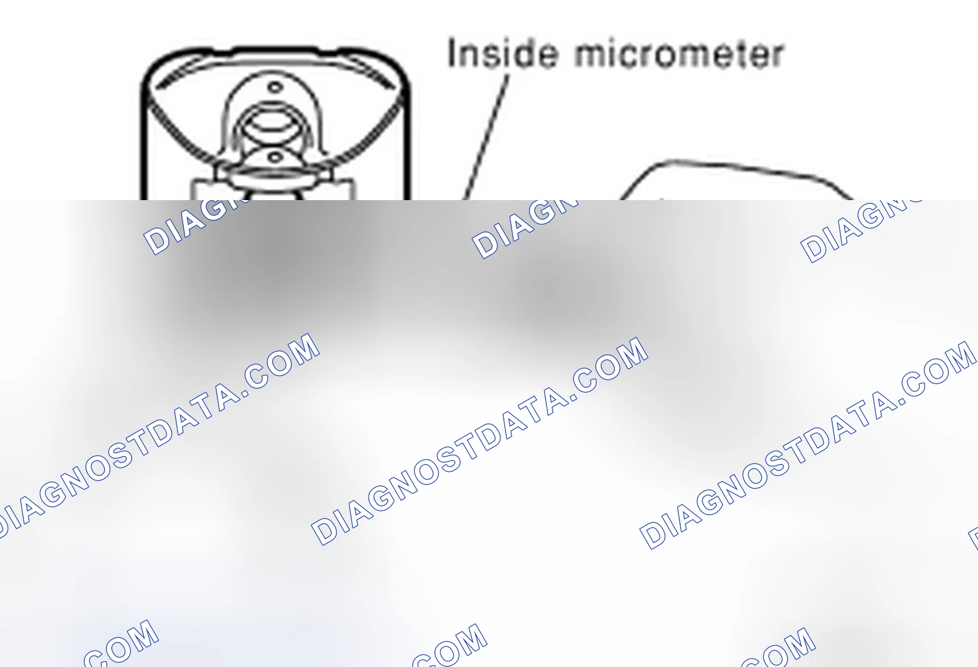 Fig. 277: Checking Diameter Of Piston Pin Bore