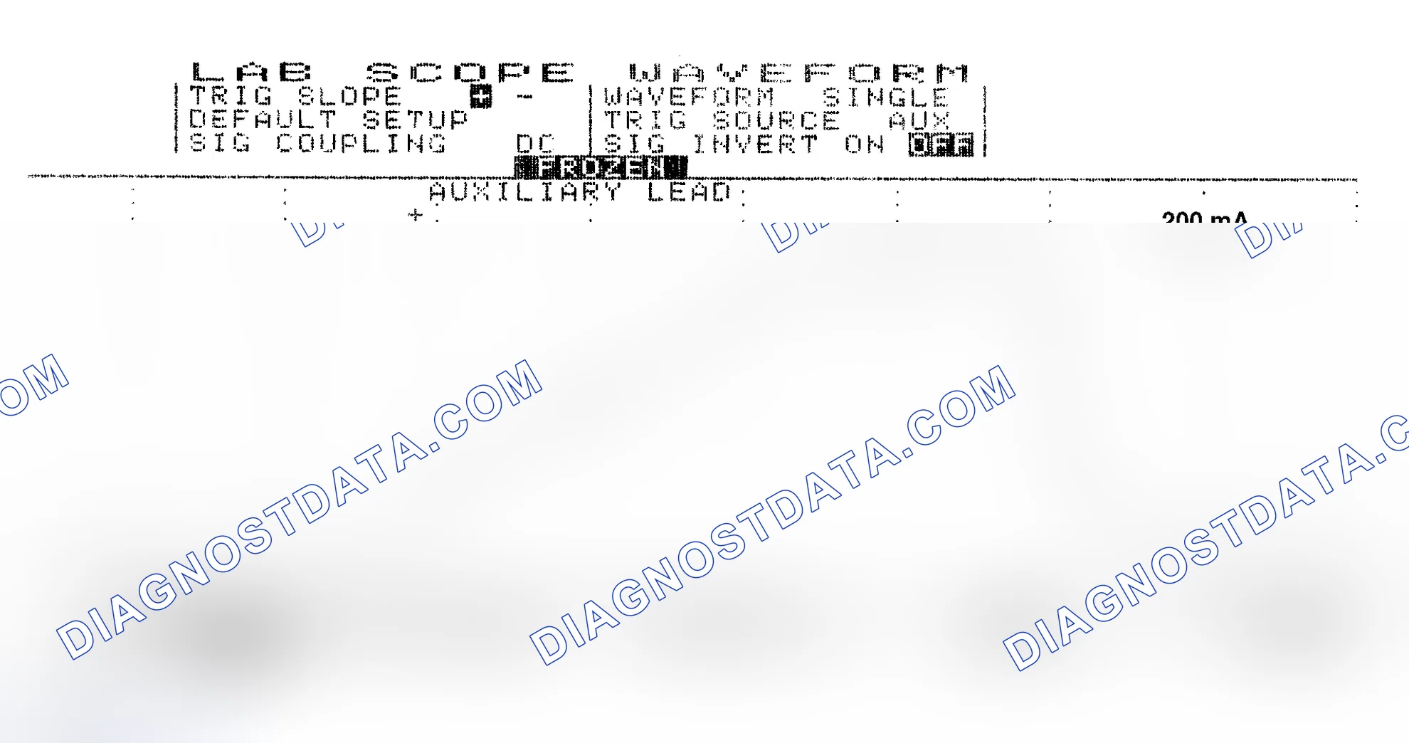 Scheme 13: Single Injector w/Normal Current Flow - Current Pattern
