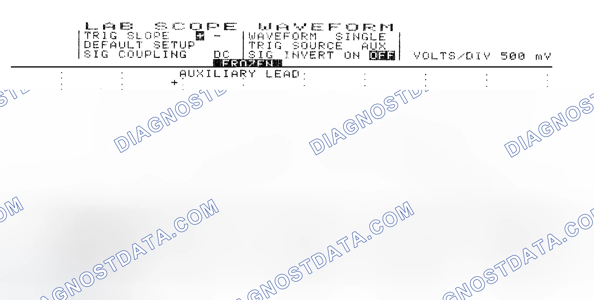 Scheme 14: Single Injector w/Excessive Current Flow - Current Pattern