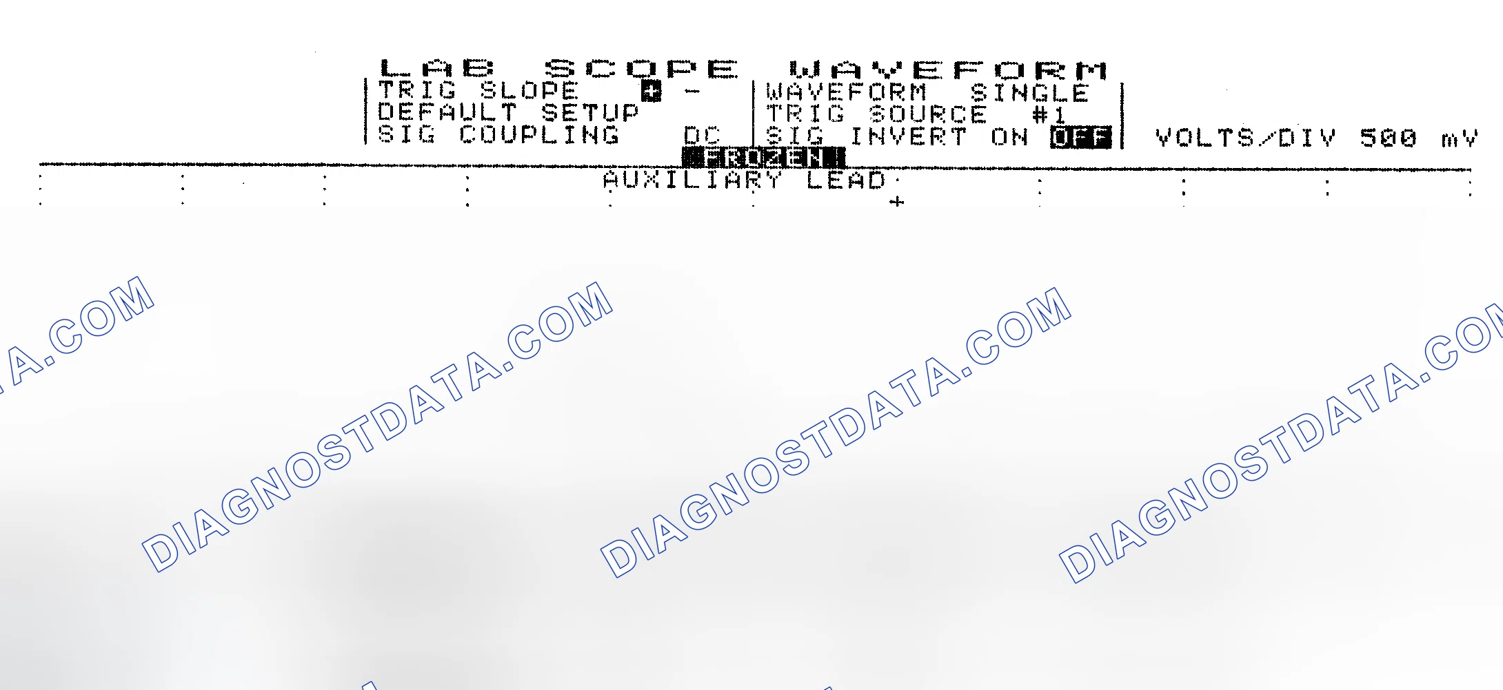 Scheme 10: Single Injector w/Excessive Current Flow - Current Pattern