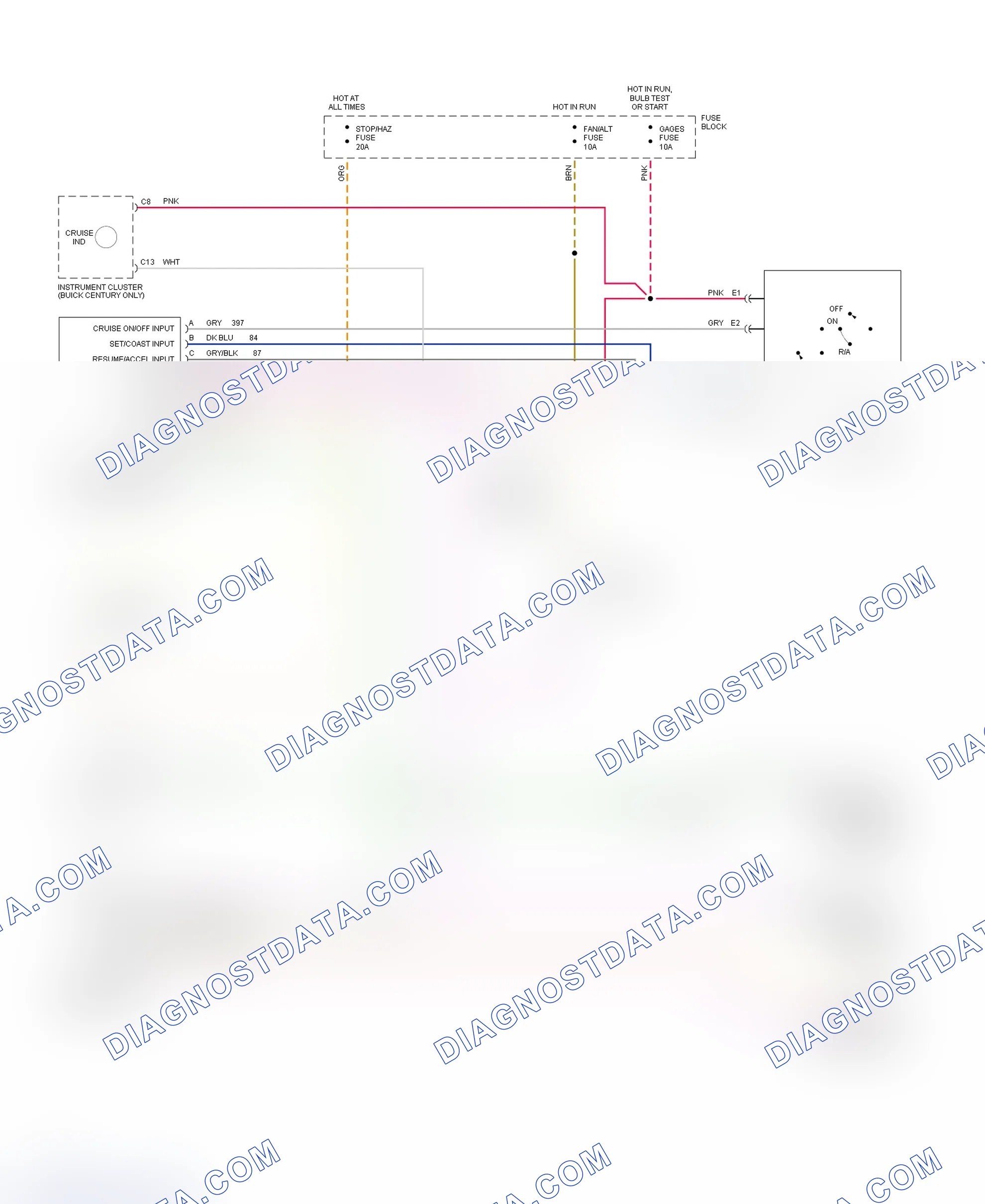 Fig. 3: Cruise Control System Wiring Diagram