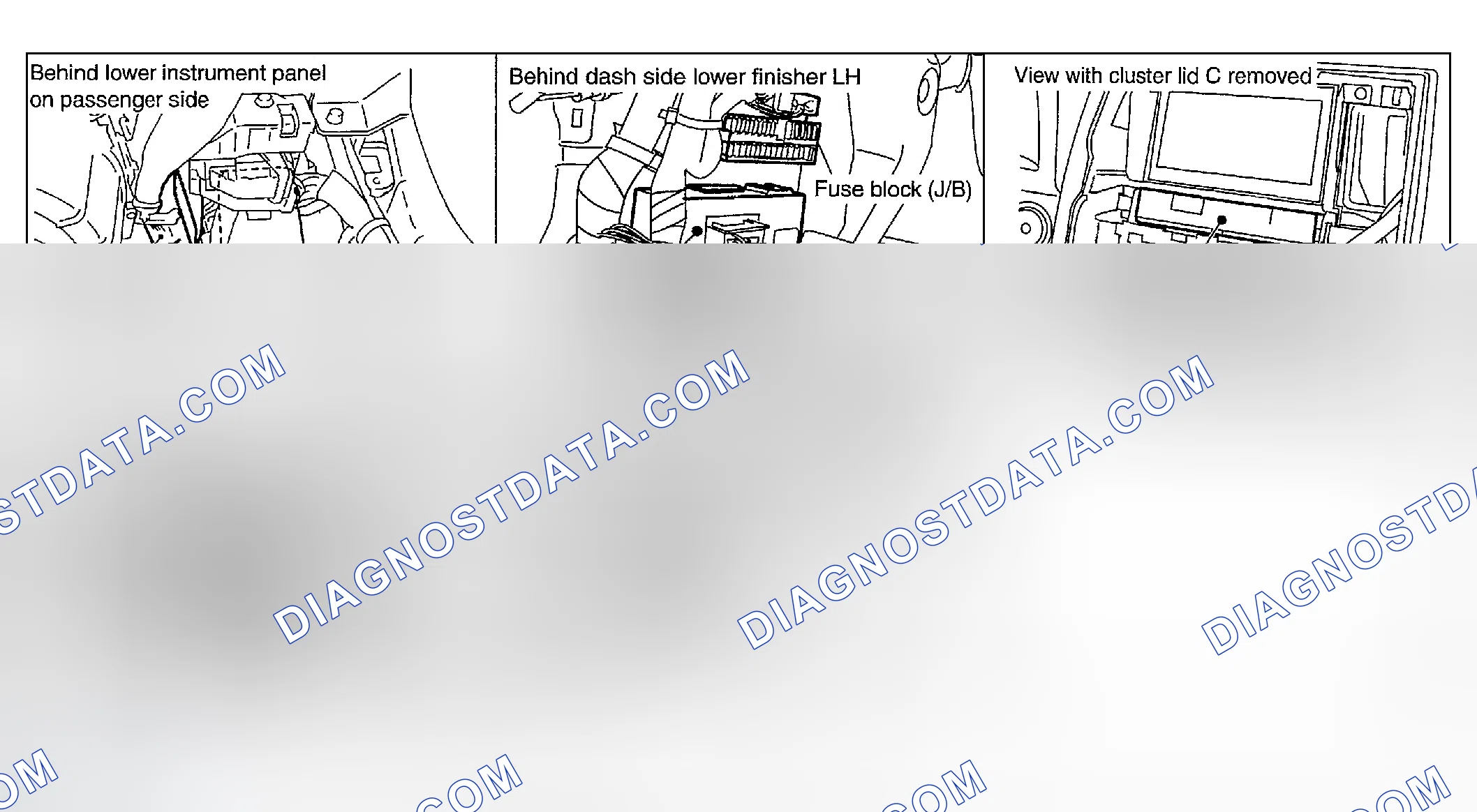Scheme 26: COMPONENT PARTS AND HARNESS CONNECTOR LOCATION
