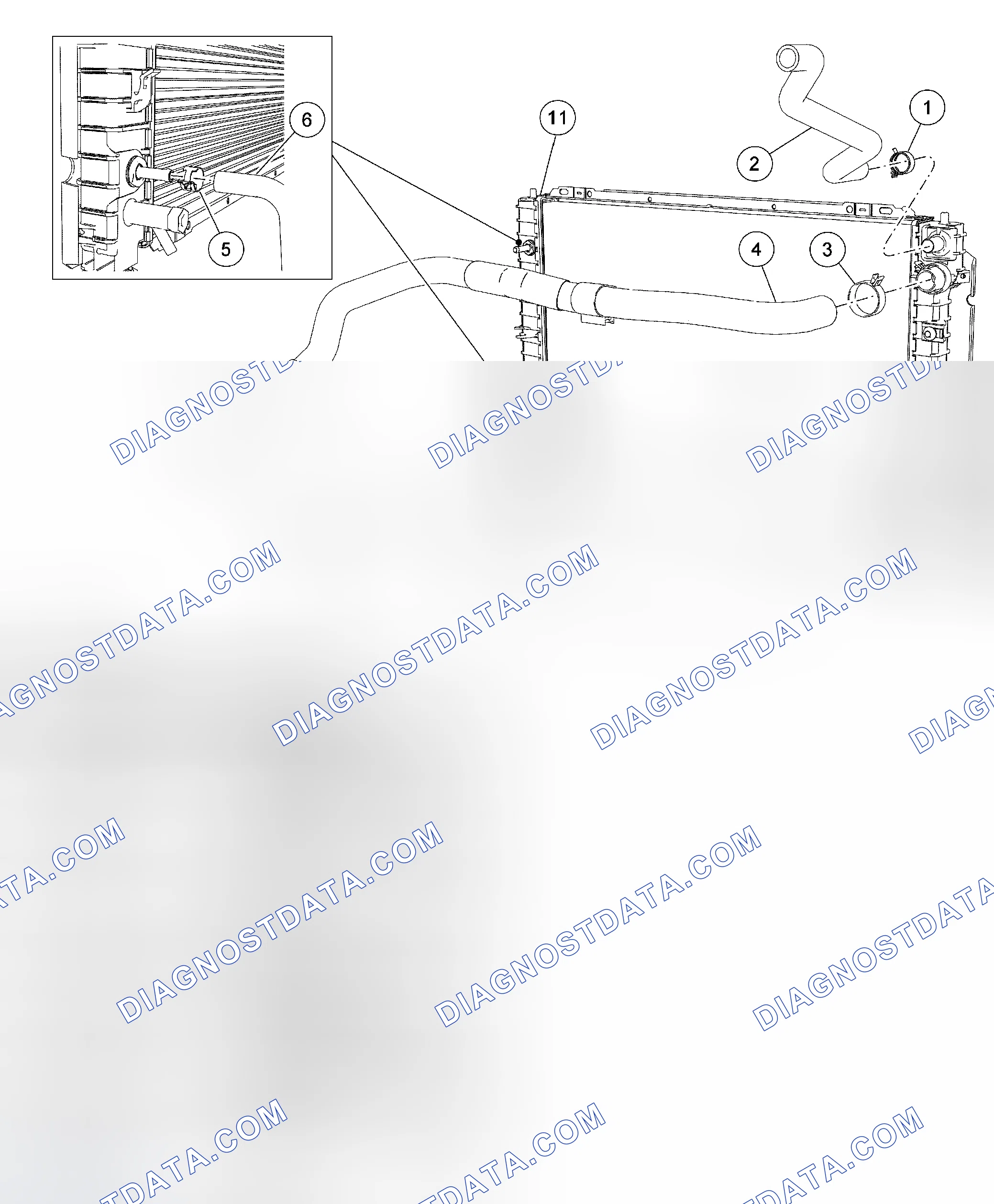 Scheme 16: Radiator - 3.0L
