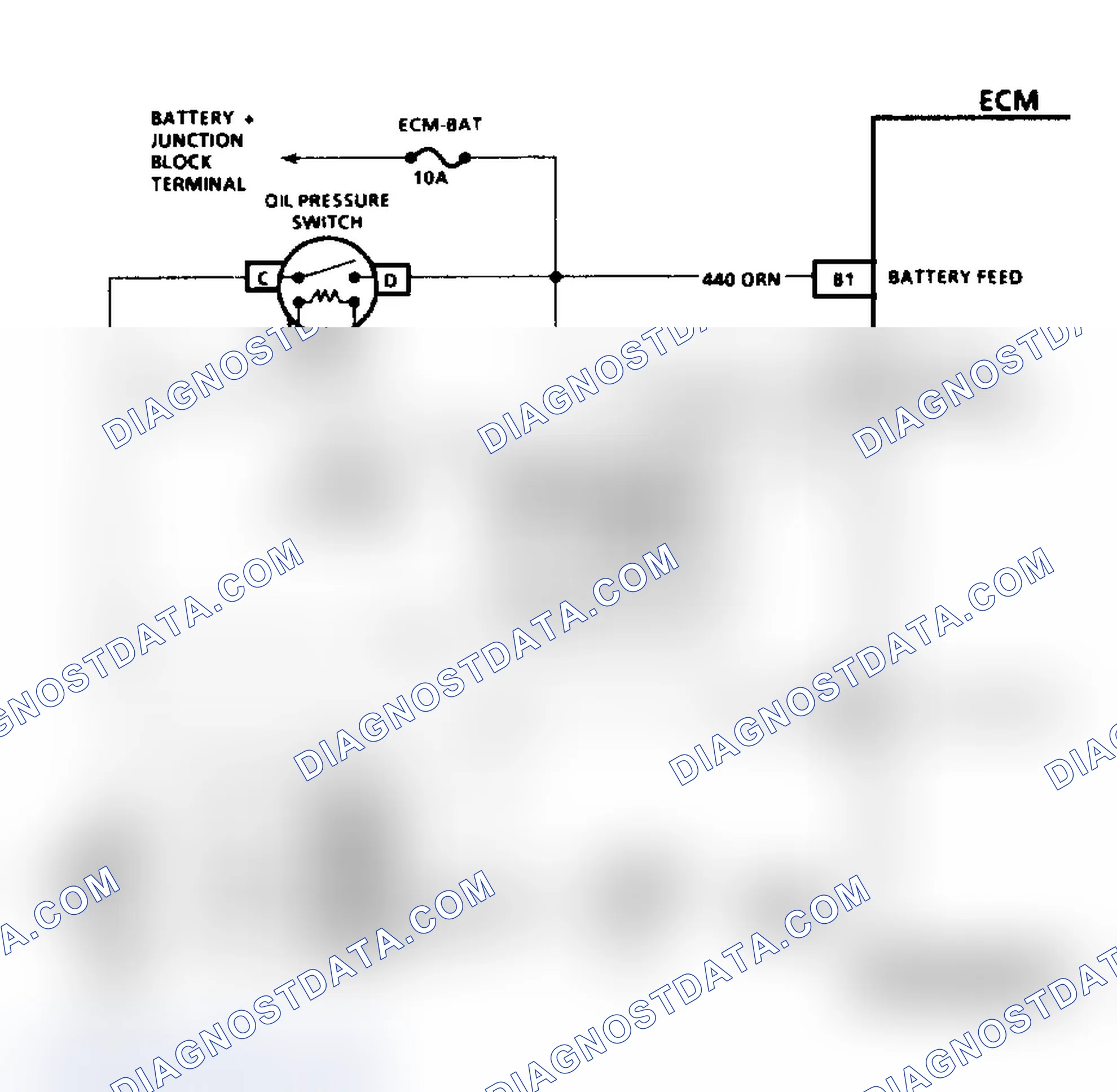 Scheme 288: Code 54 Schematic ("P" Series M/T) Fuel Pump Circuit