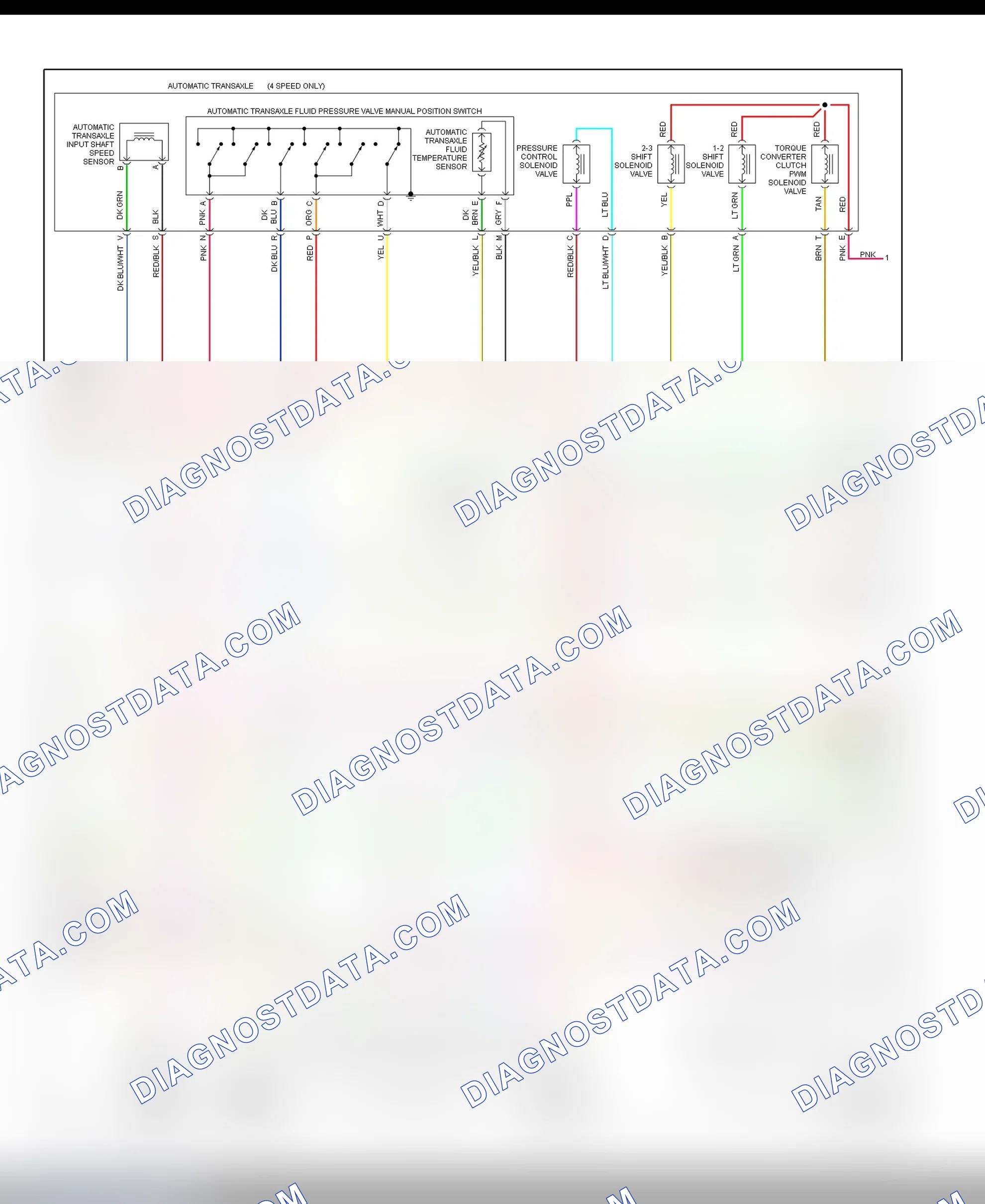 Scheme 39: PCM Wiring Diagram (Cavalier & Sunfire - 2.2L - Gasoline - 2 Of 3)