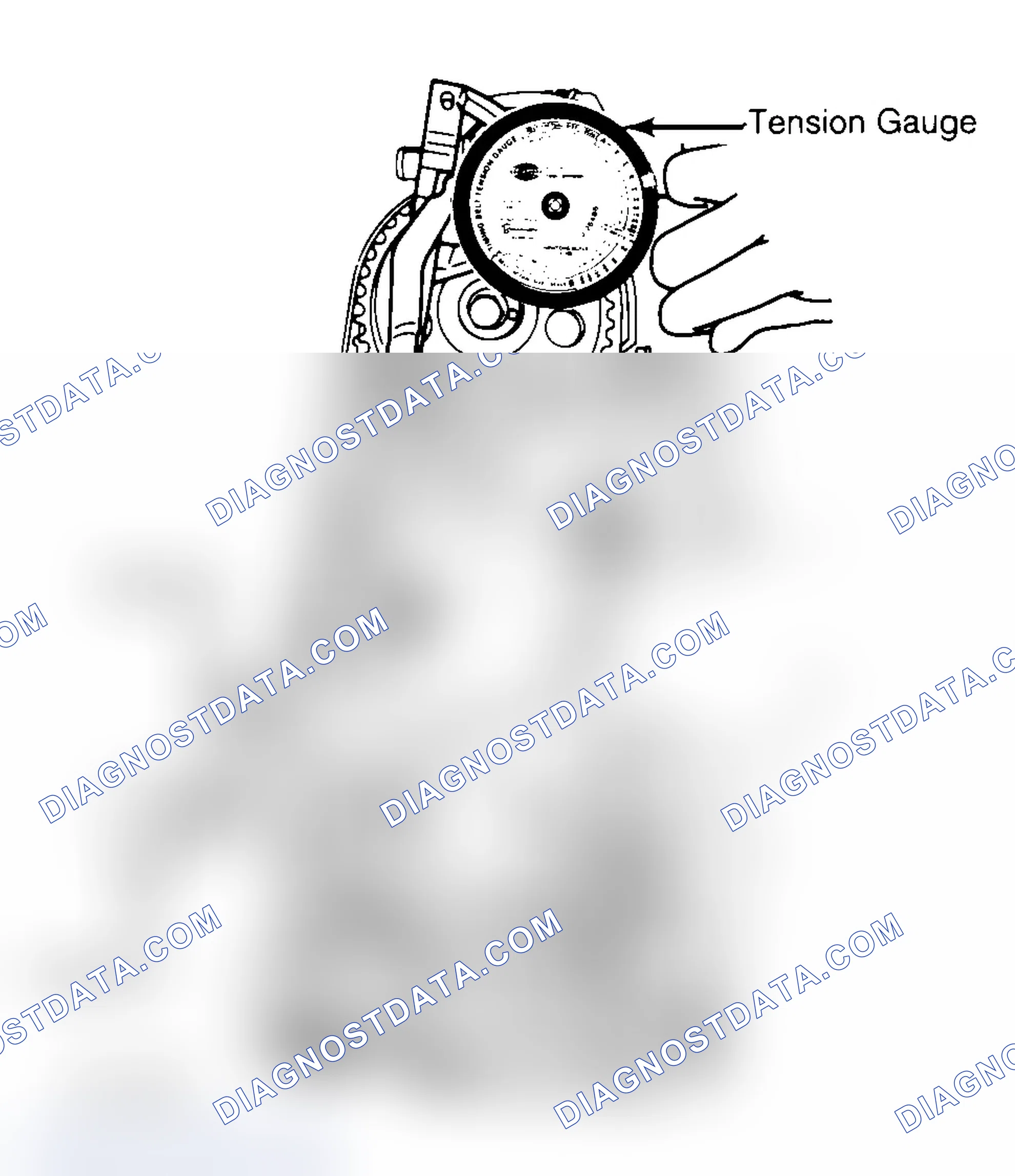 Scheme 28: Adjusting Typical Timing Belt Tension