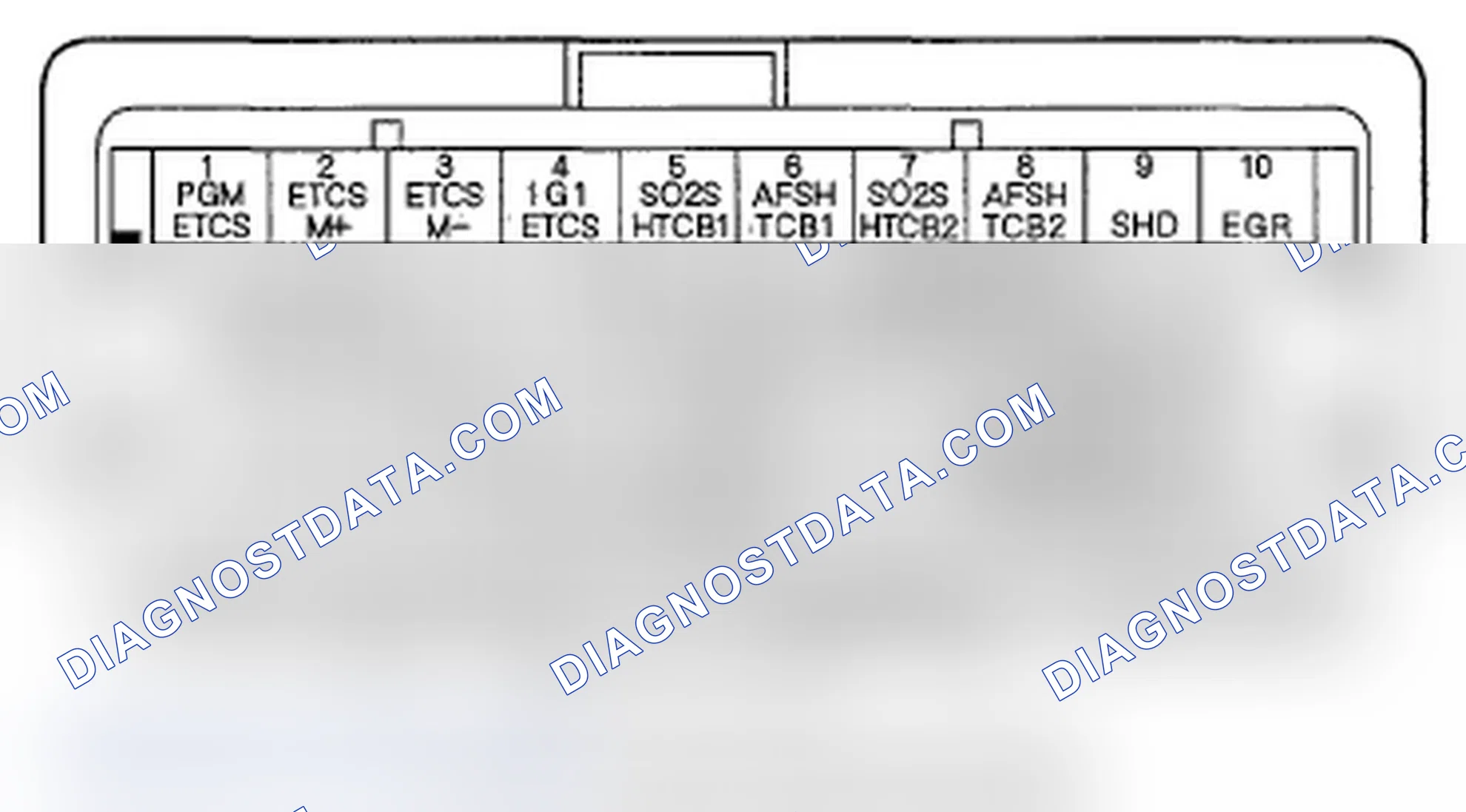 Scheme 207: PCM Inputs and Outputs at Connector C (o) (49P)