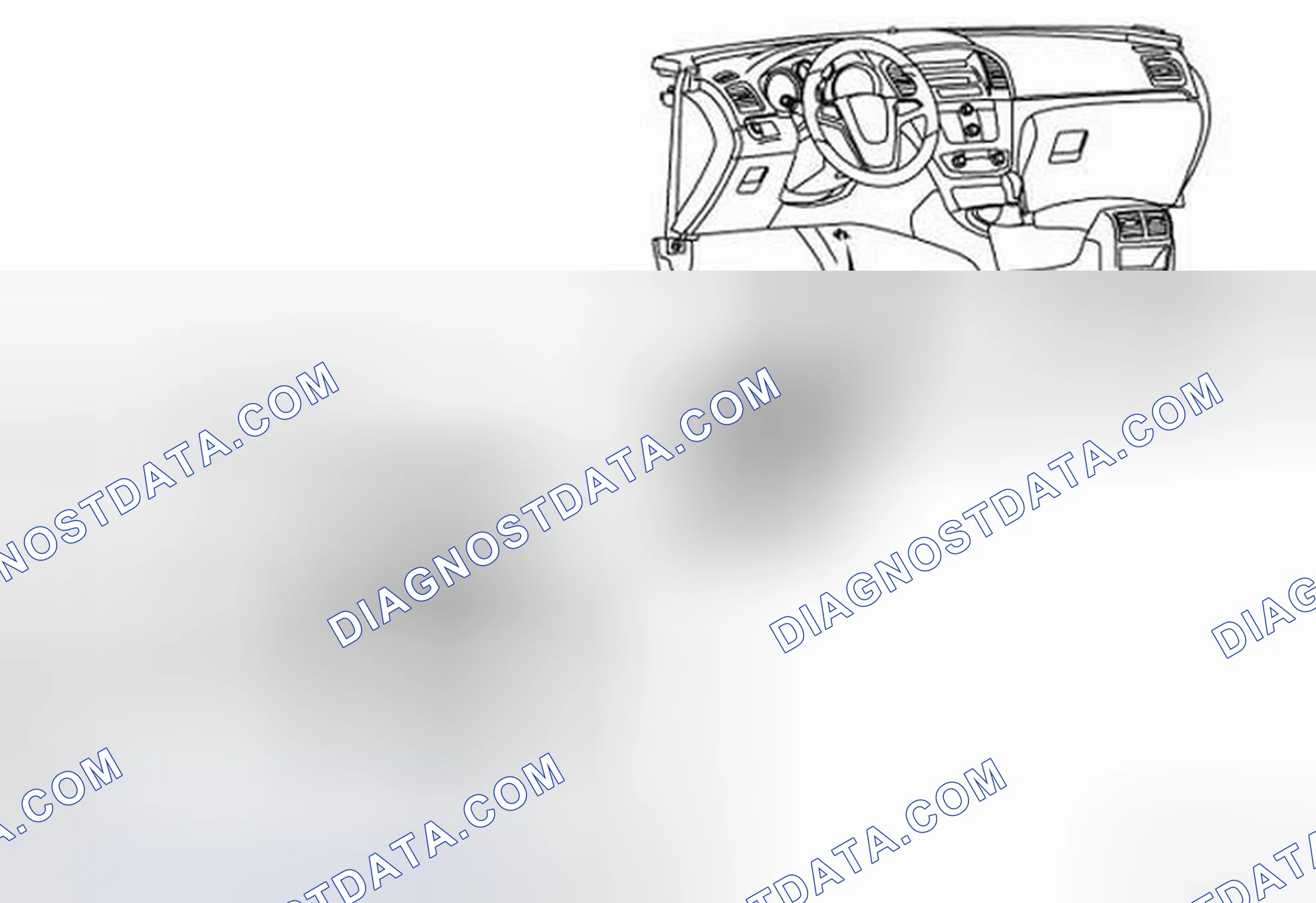 Scheme 136: Duct Air Temperature Sensor Replacement - Lower Left Side (Left Hand Drive)
