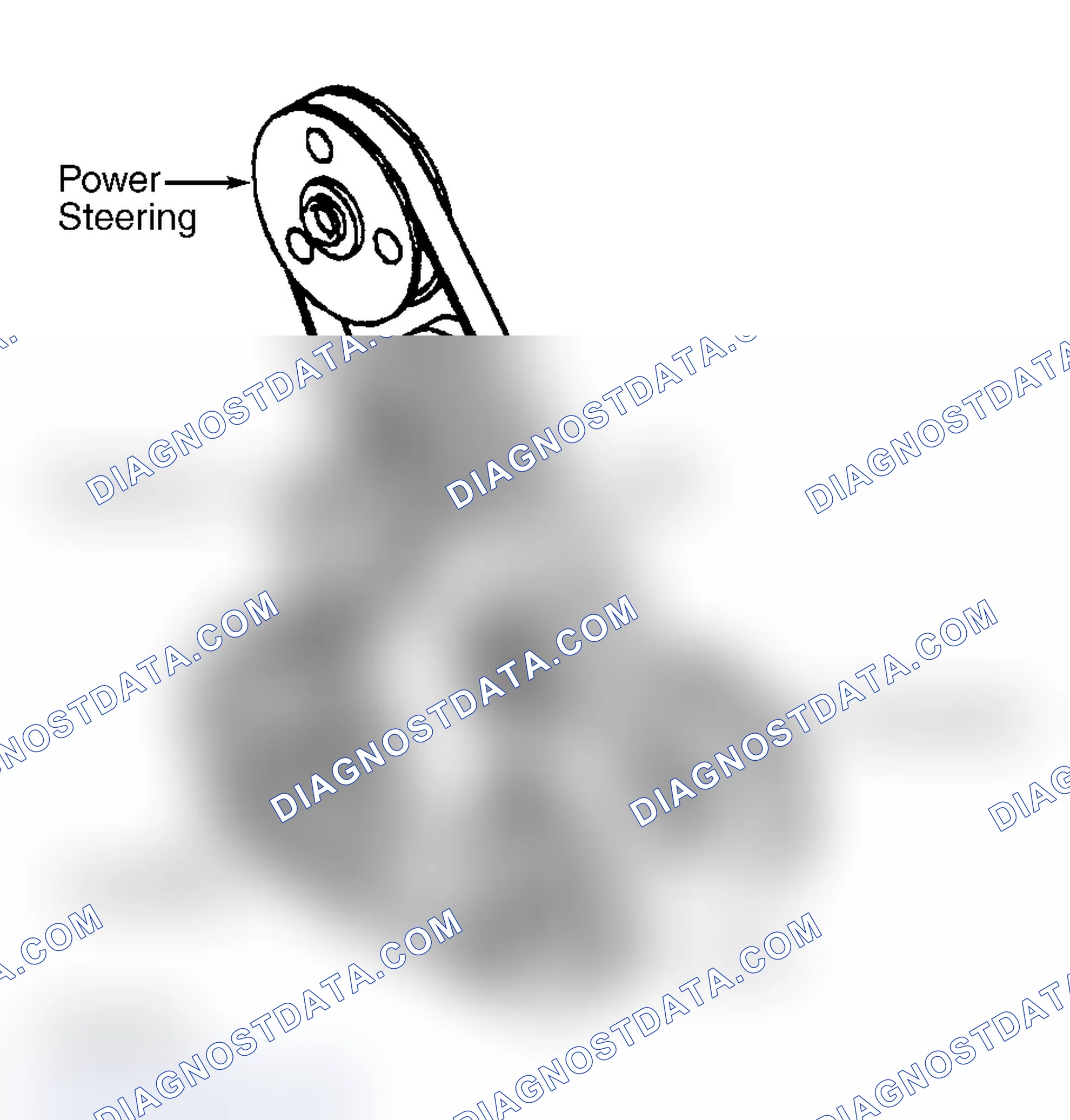Scheme 18: Serpentine Belt Routing (4.0L "G" Body & 4.6L "E" & "K" Bodies)