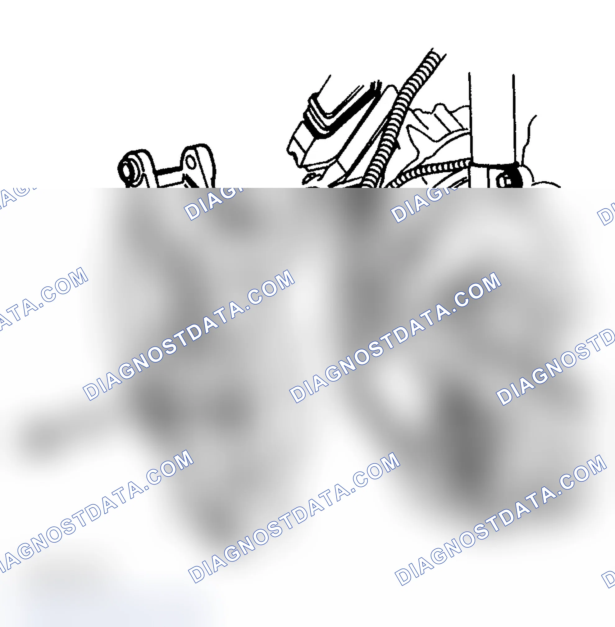 Scheme 1096: Drive Belt Tensioner & Generator Mounting Bracket Installation