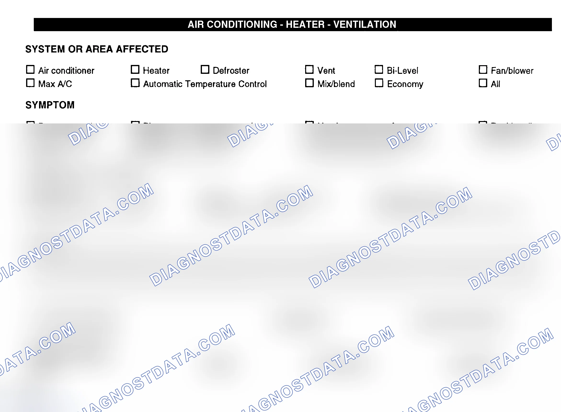Scheme 8: Air Conditioning, Heater & Ventilation