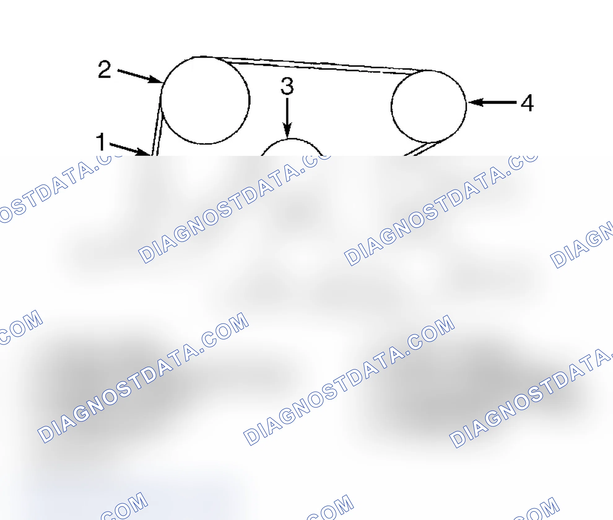 Scheme 26: Drive Belt Routing (Windstar - 3.8L)