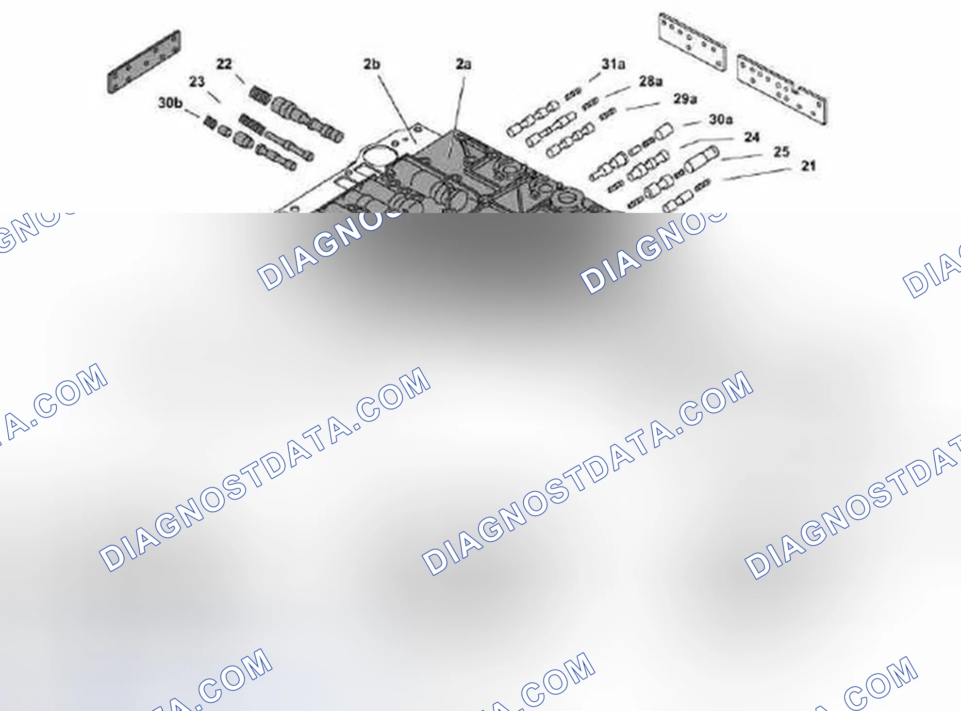 Scheme 378: Identifying Automatic Transmission Hydraulic Components Position