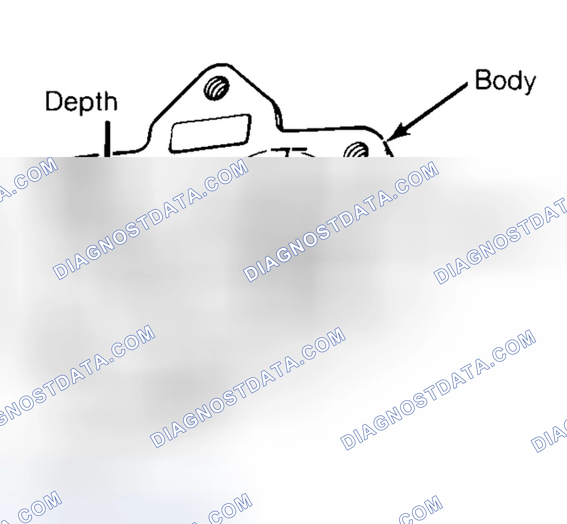 Scheme 35: Measuring Oil Pump Gear Cavity