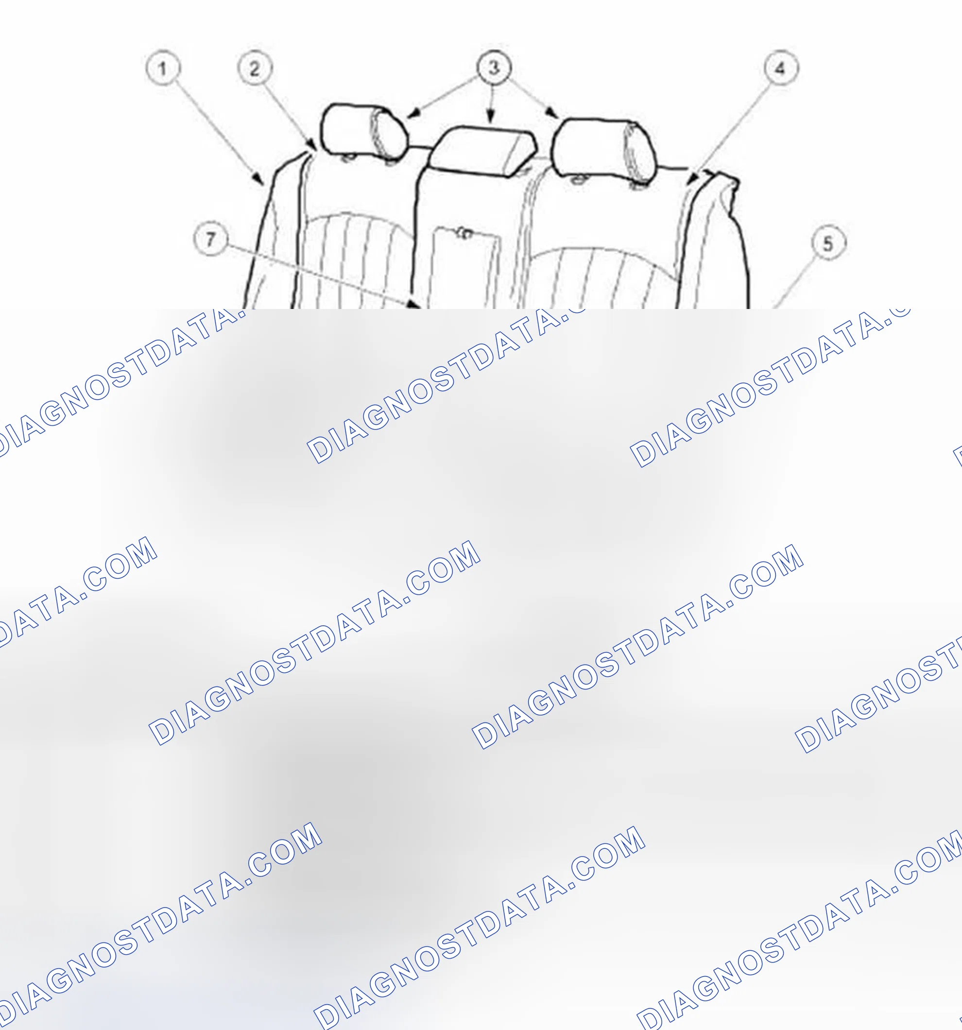 Scheme 4: 4-Door, Vehicles with 70/30 Split Seat