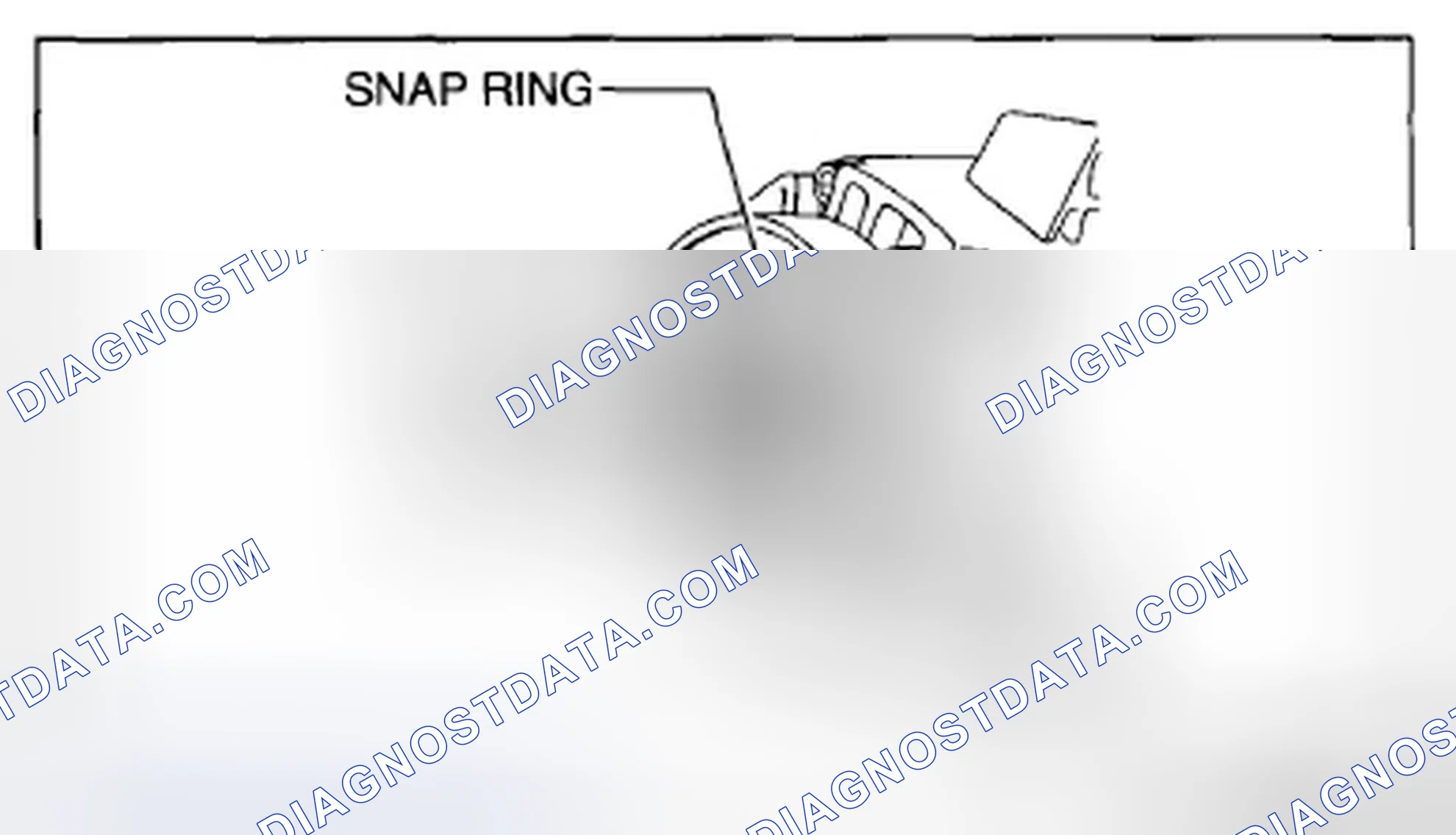 Scheme 56: Snap Ring Removal/Installation Note
