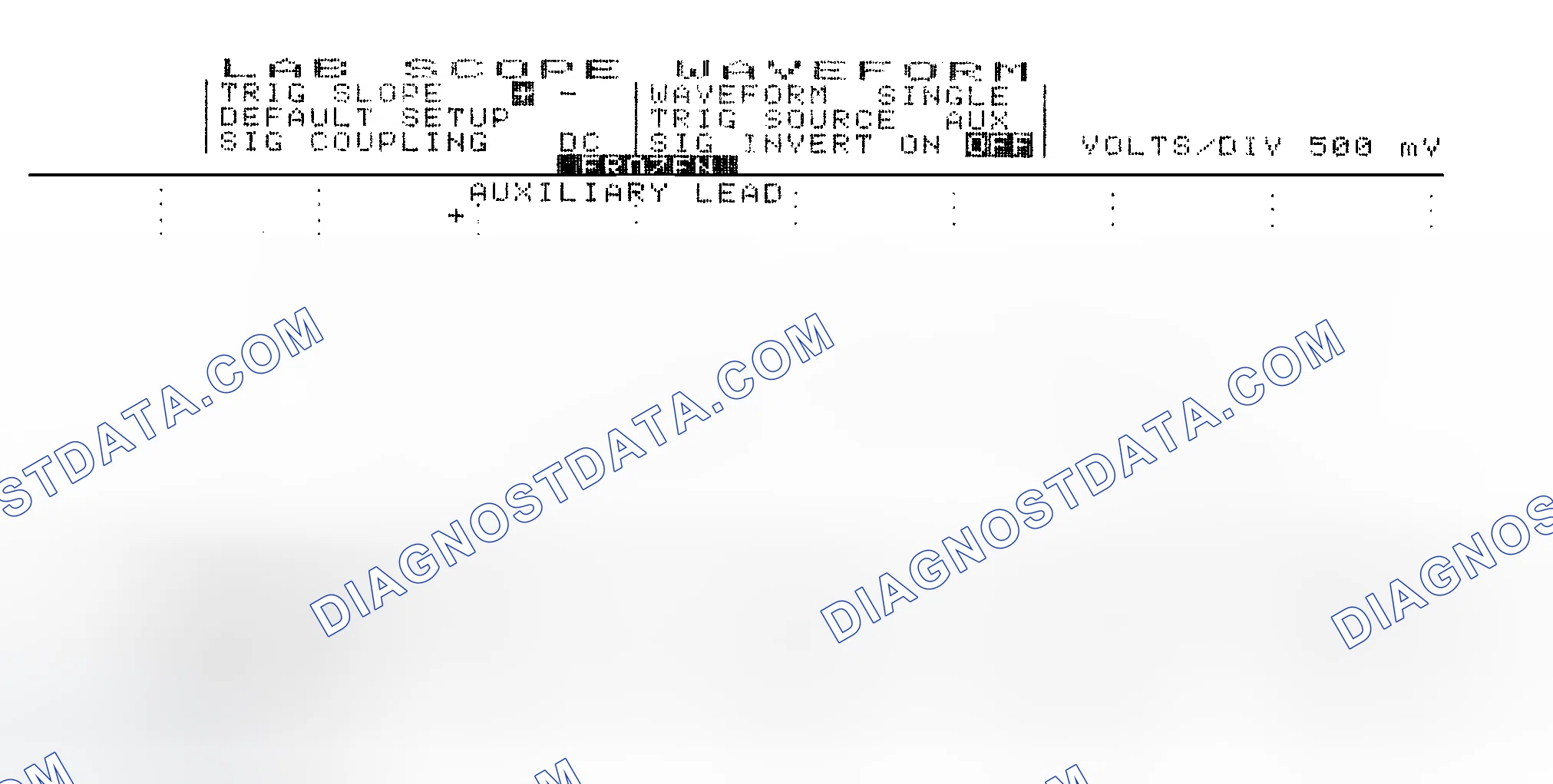 Scheme 14: Single Injector w/Excessive Current Flow - Current Pattern