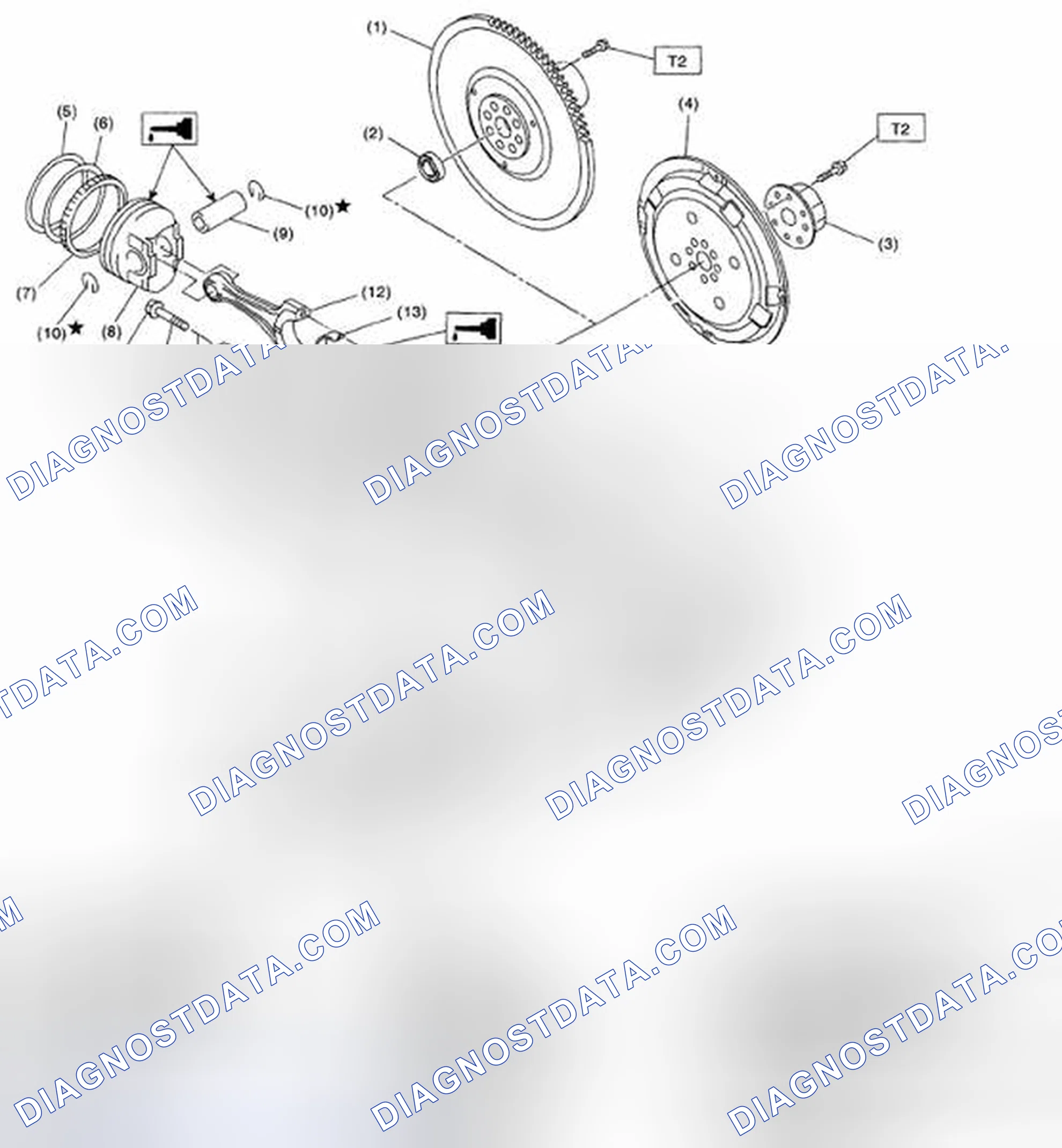 Scheme 260: CRANKSHAFT AND PISTON