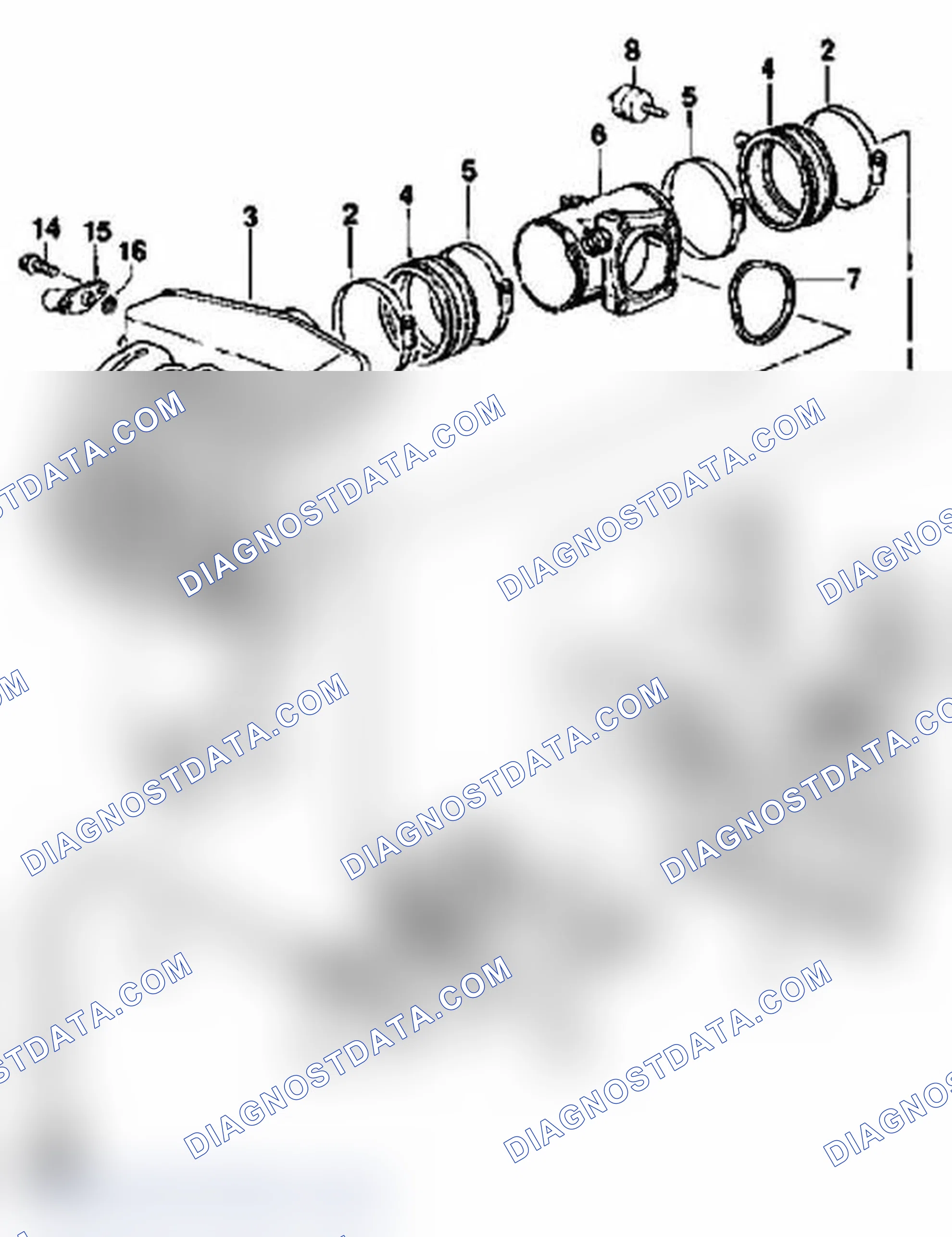 Scheme 27: Disassembling and assembling intake distributor
