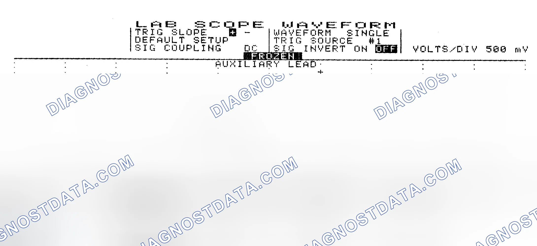 Scheme 10: Single Injector w/Excessive Current Flow - Current Pattern