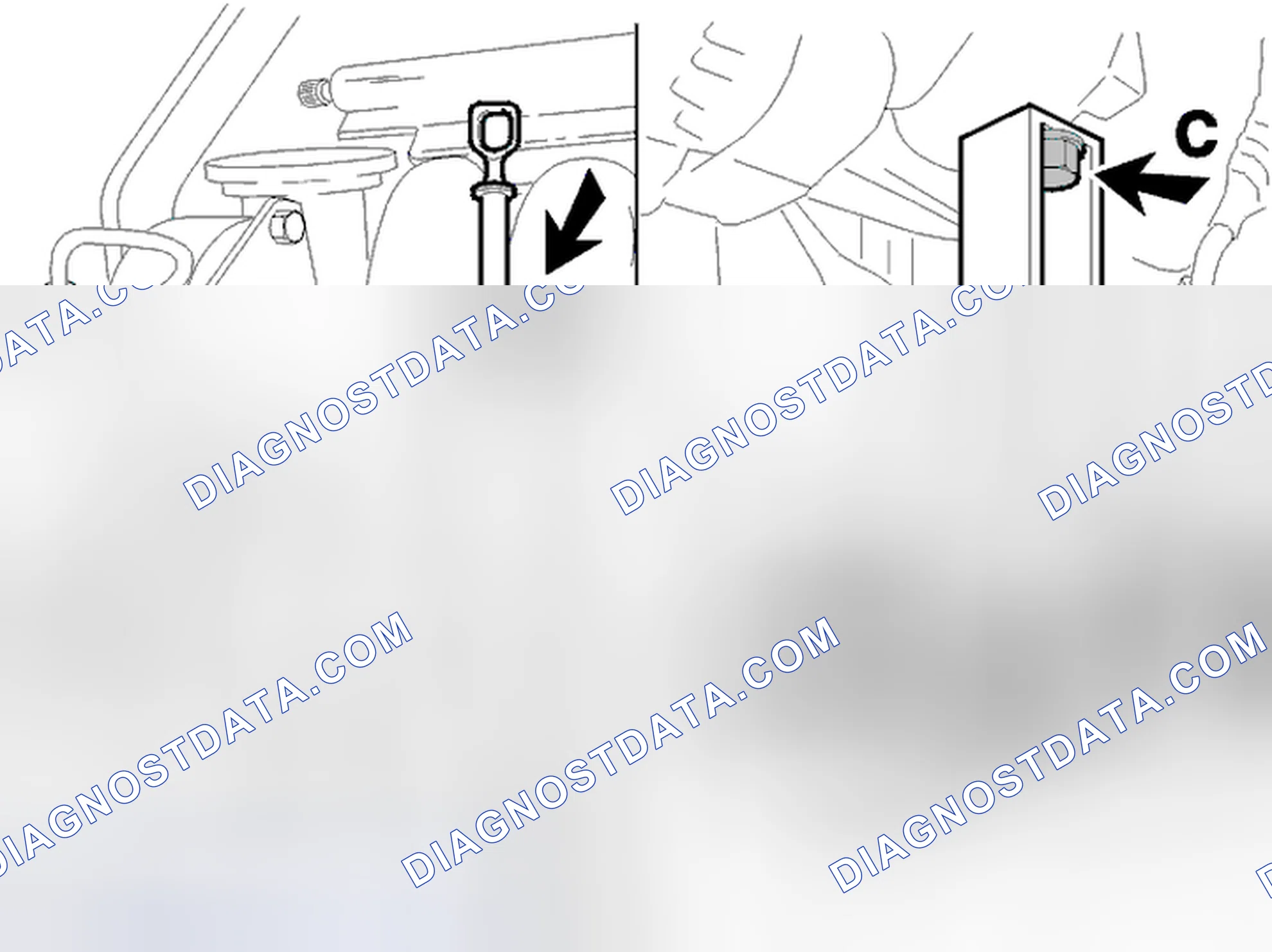 Scheme 4: Removing dip stick and support