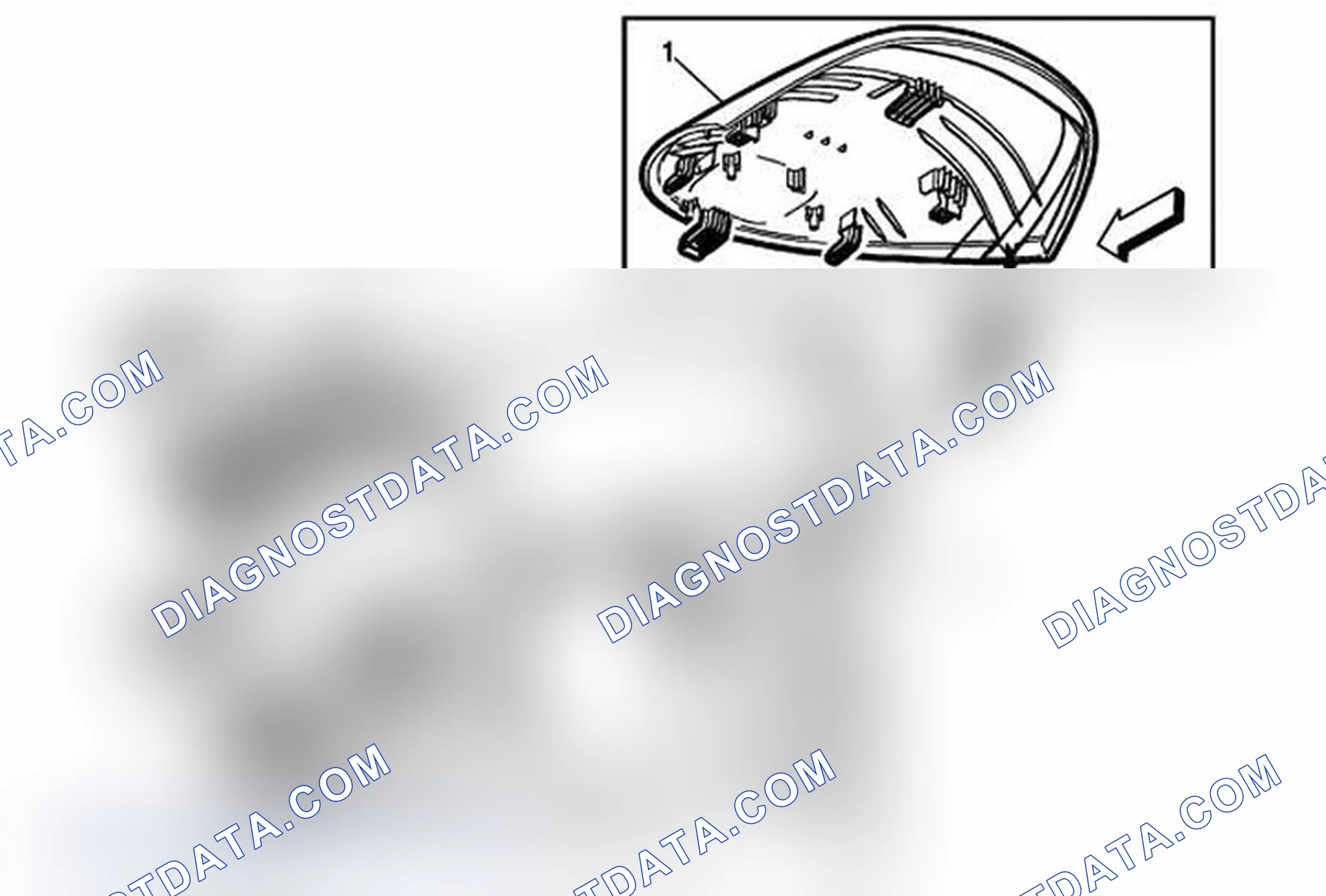 Scheme 97: Instrument Panel Instrument Cluster Hood Replacement (Without UV6)