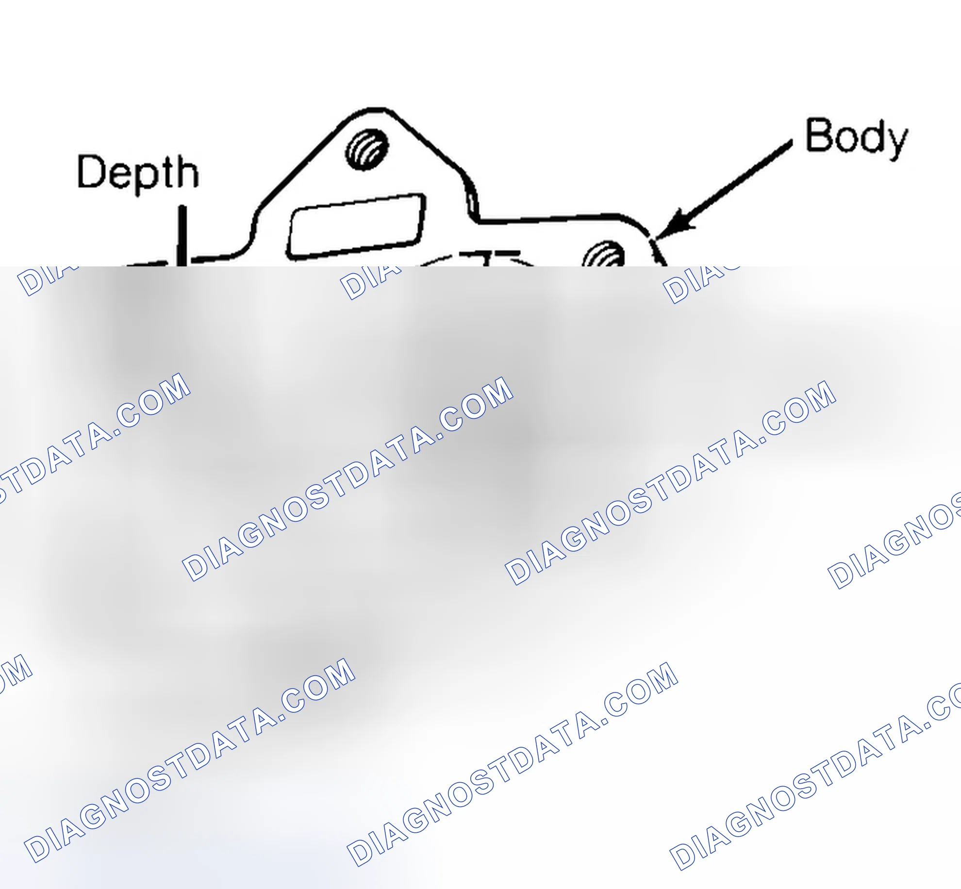 Scheme 35: Measuring Oil Pump Gear Cavity
