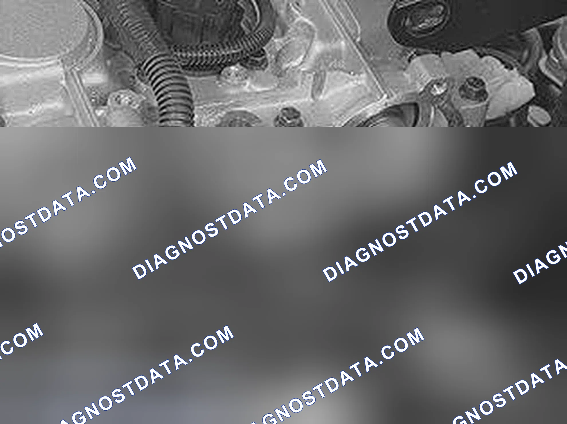 Scheme 445: Removing the timing gear pulley with the variable valve timing (VVT) unit