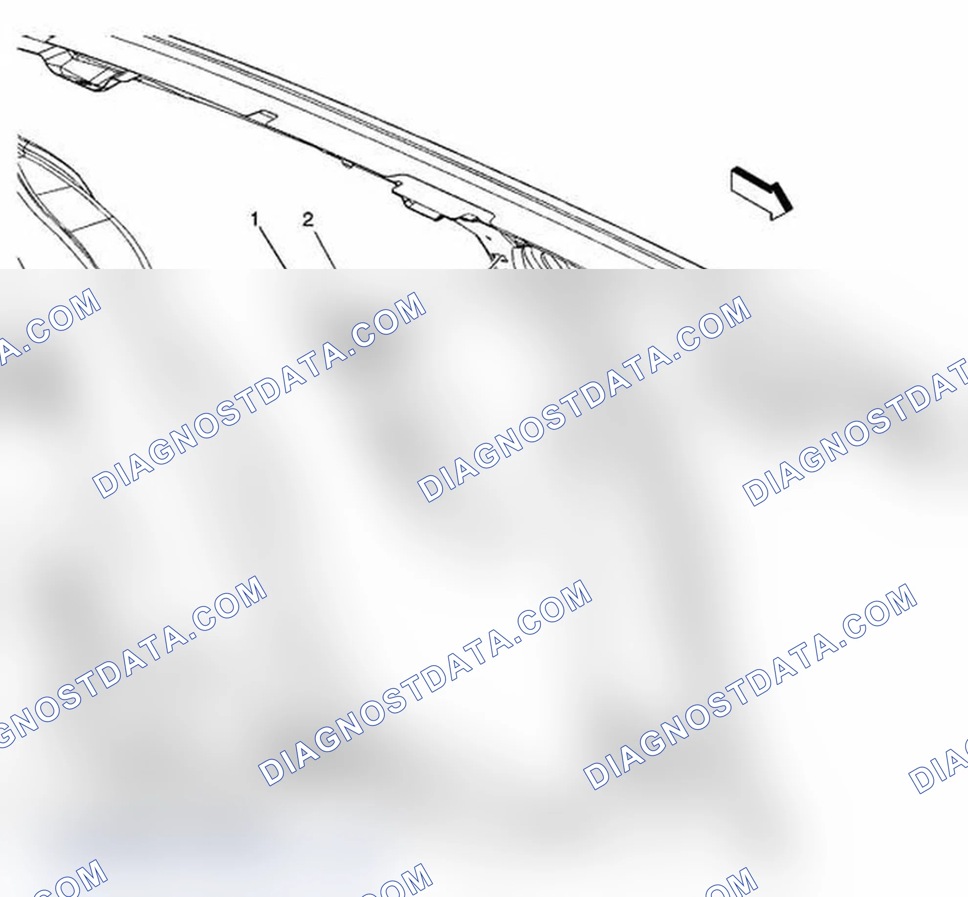 Scheme 10: Garnish Molding Replacement - Center Pillar Upper