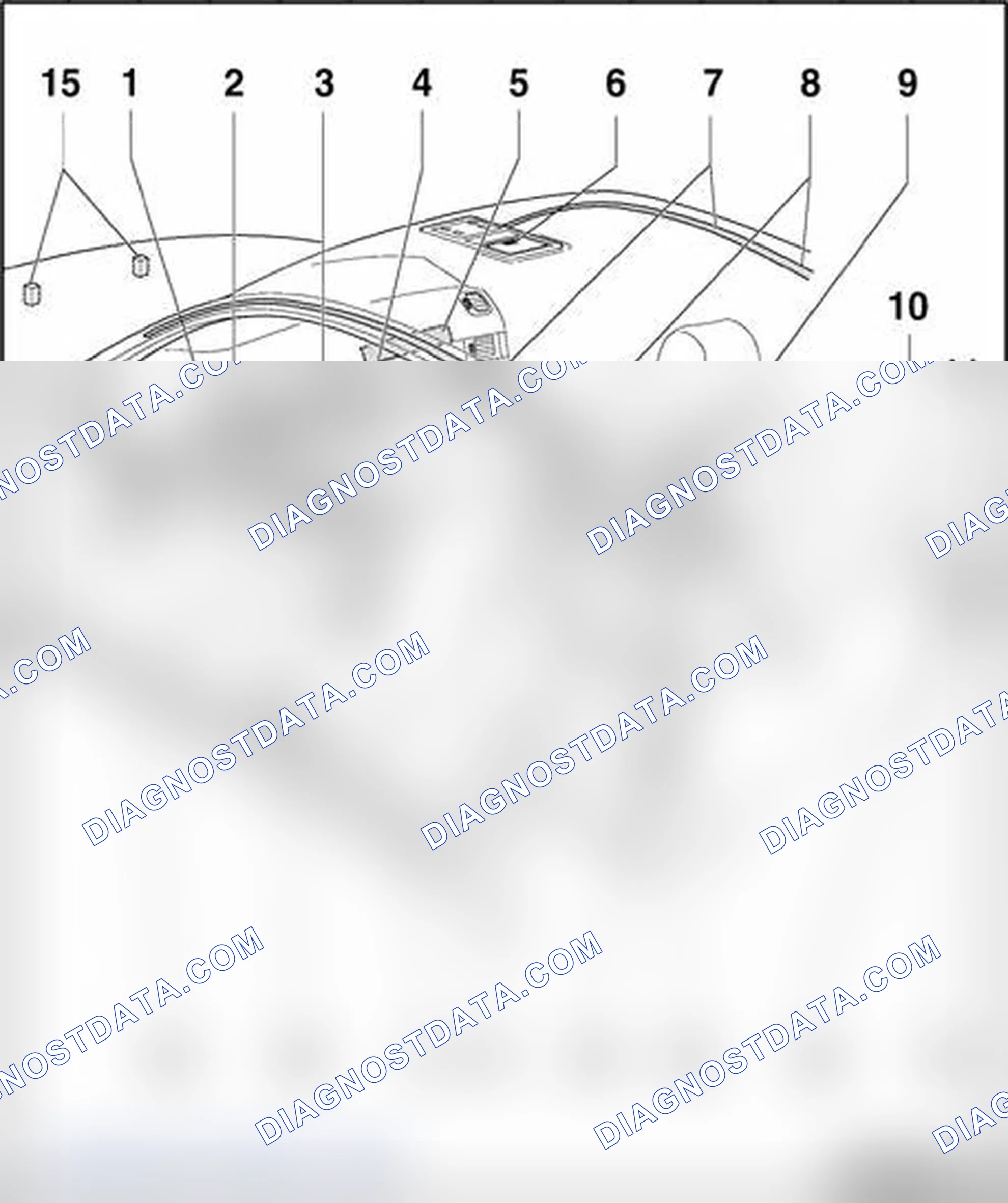 Scheme 59: Component locations, assembly overview
