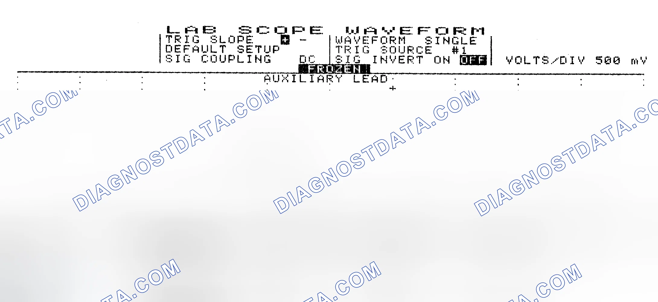 Scheme 10: Single Injector w/Excessive Current Flow - Current Pattern
