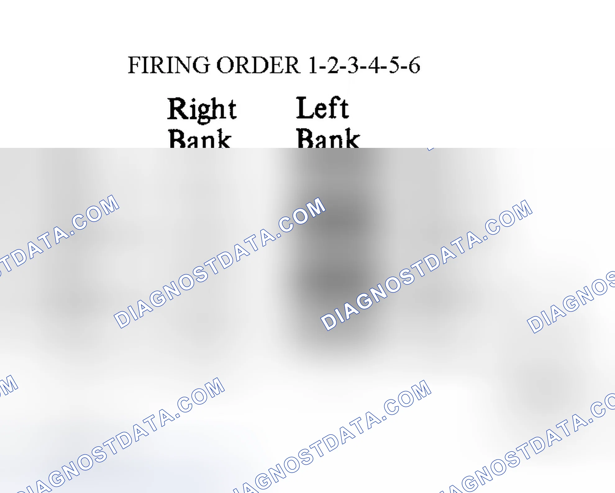 Scheme 5: Cylinder Numbering & Firing Order (Avalon 3.0L, Camry Solara 3.0L, Highlander 3.0L & Sienna 3.0L)