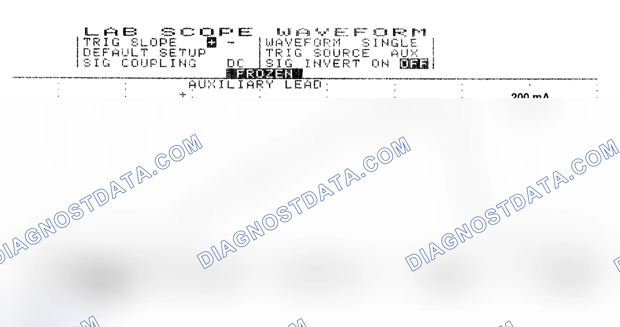 Scheme 13: Single Injector w/Normal Current Flow - Current Pattern