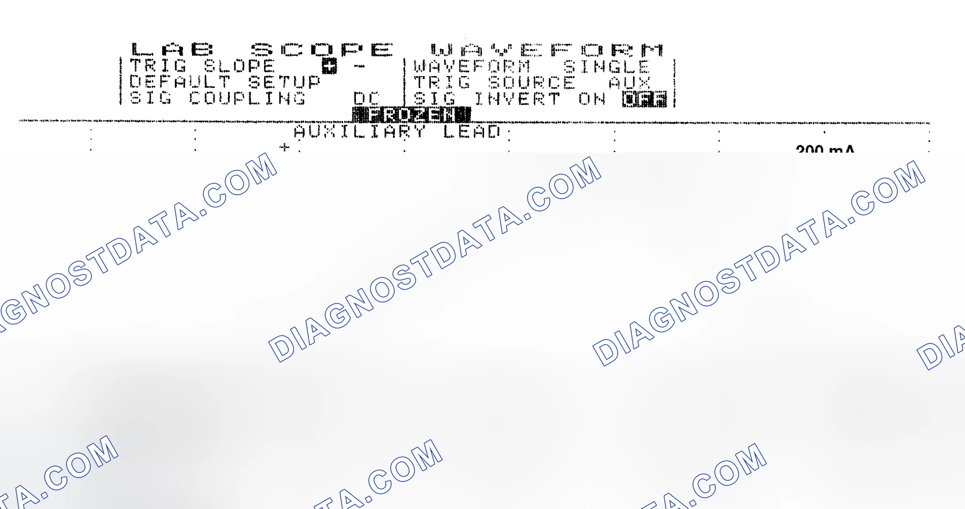 Scheme 13: Single Injector w/Normal Current Flow - Current Pattern
