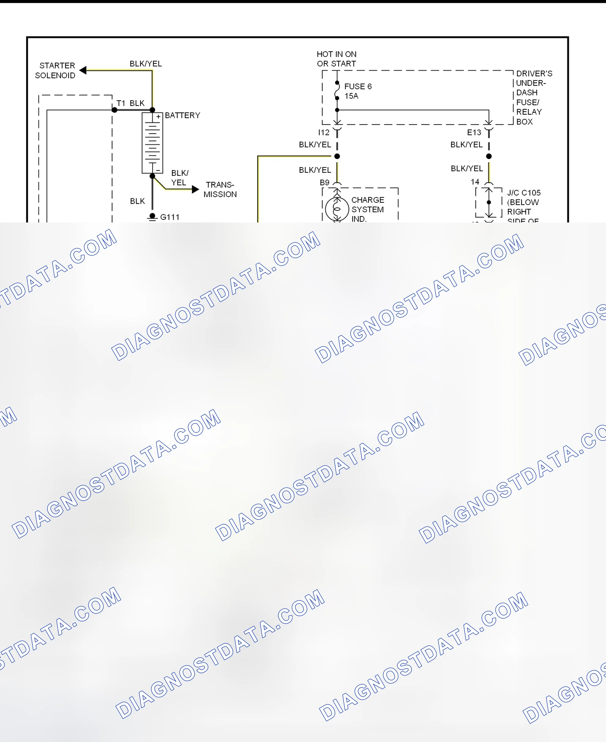 Scheme 2: Charging System Wiring Diagram (Accord 3.0L)