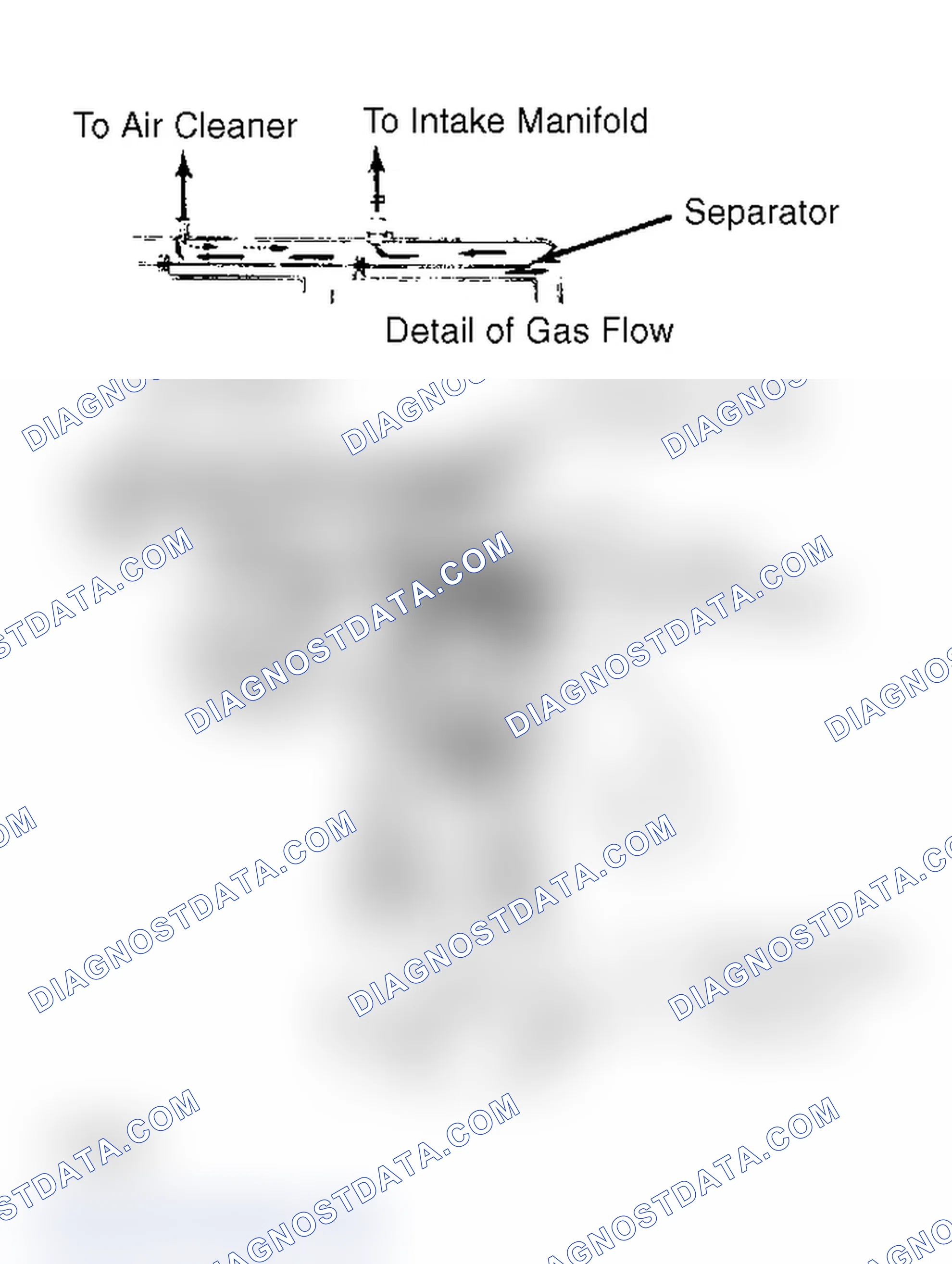 Scheme 1: Crankcase Ventilation System (Pickup & 4-Runner - Carburetor Models)