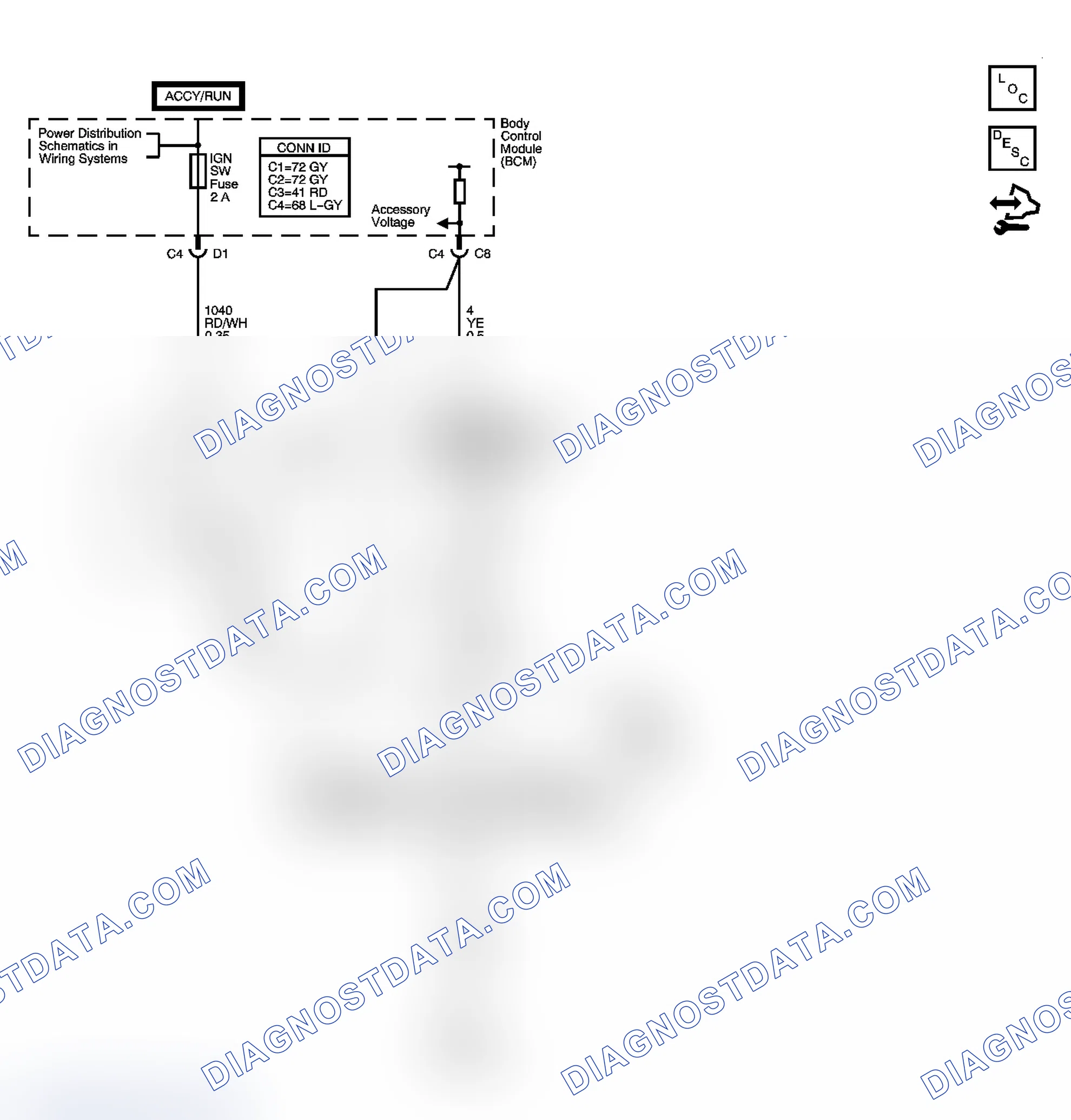 Scheme 1: Column/Ignition Lock Schematics