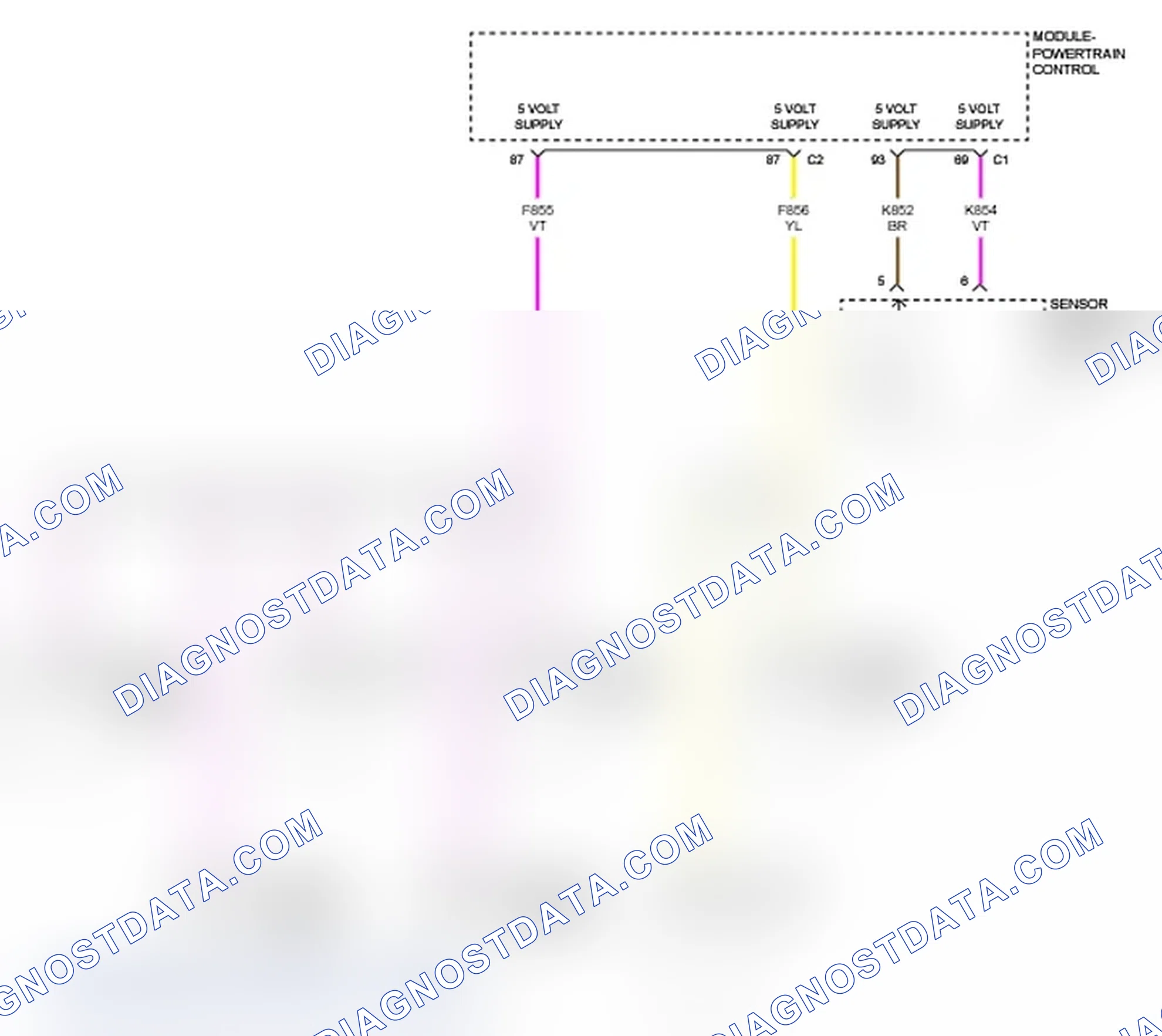 Scheme 203: P1628-SENSOR REFERENCE VOLTAGE 2 ERRATIC