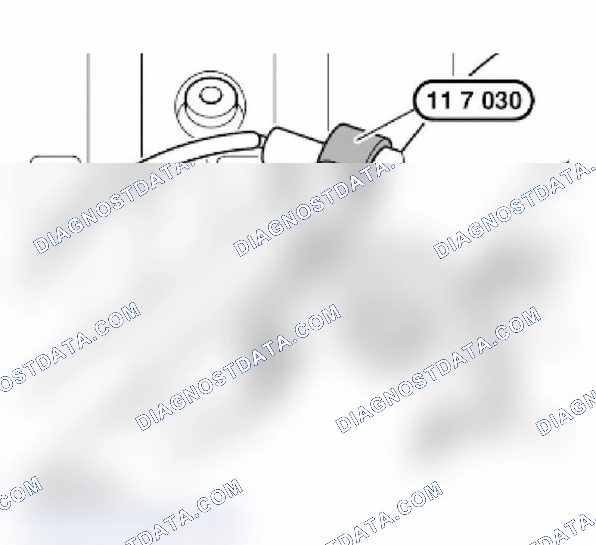Scheme 622: 11 78 533 Replacing Lambda control sensor, right (M62)