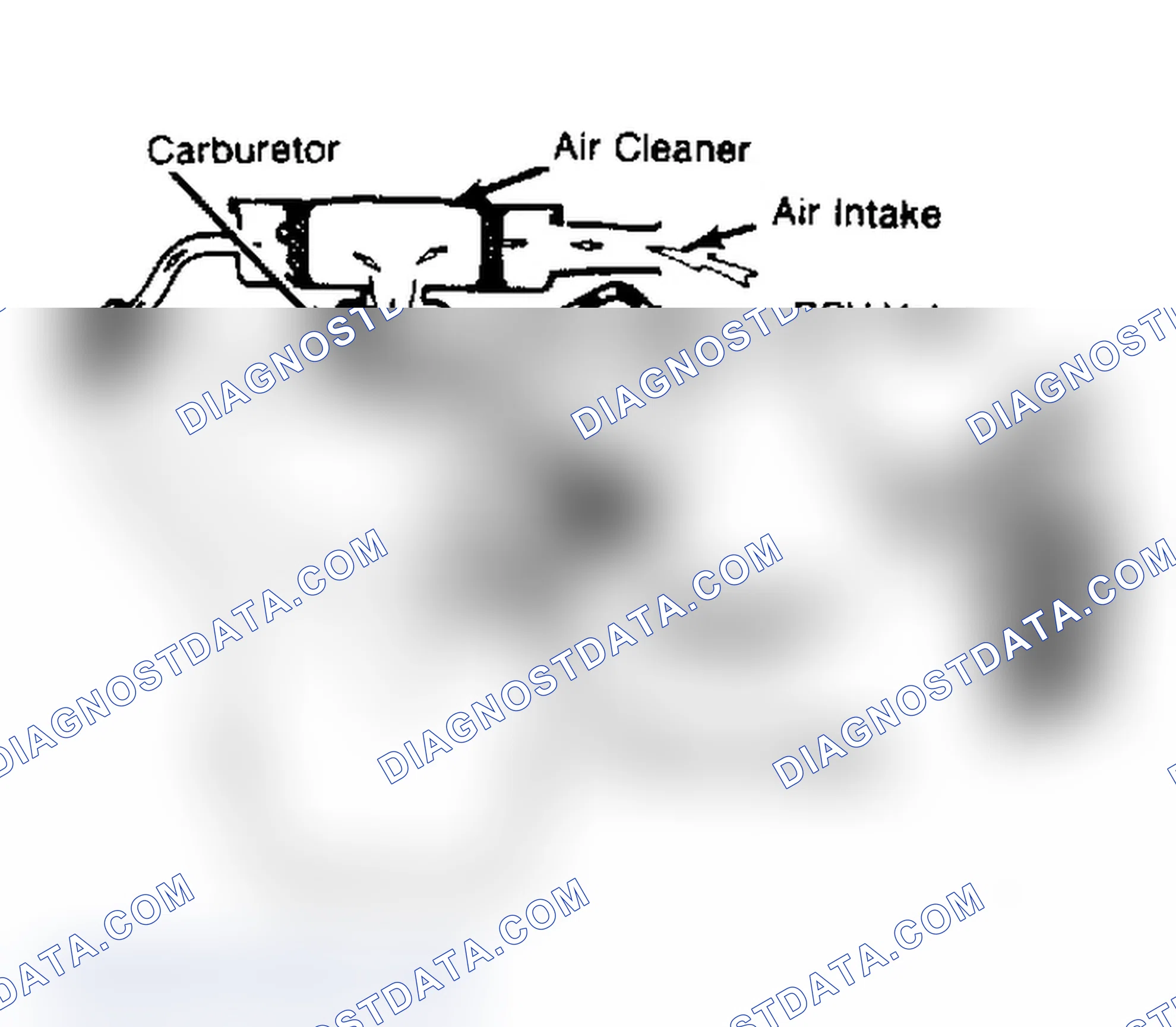 Scheme 70: Crankcase Ventilation System (Typical) Air mixes with blow-by gases and air/fuel mixture, and burns in combustion chamber.