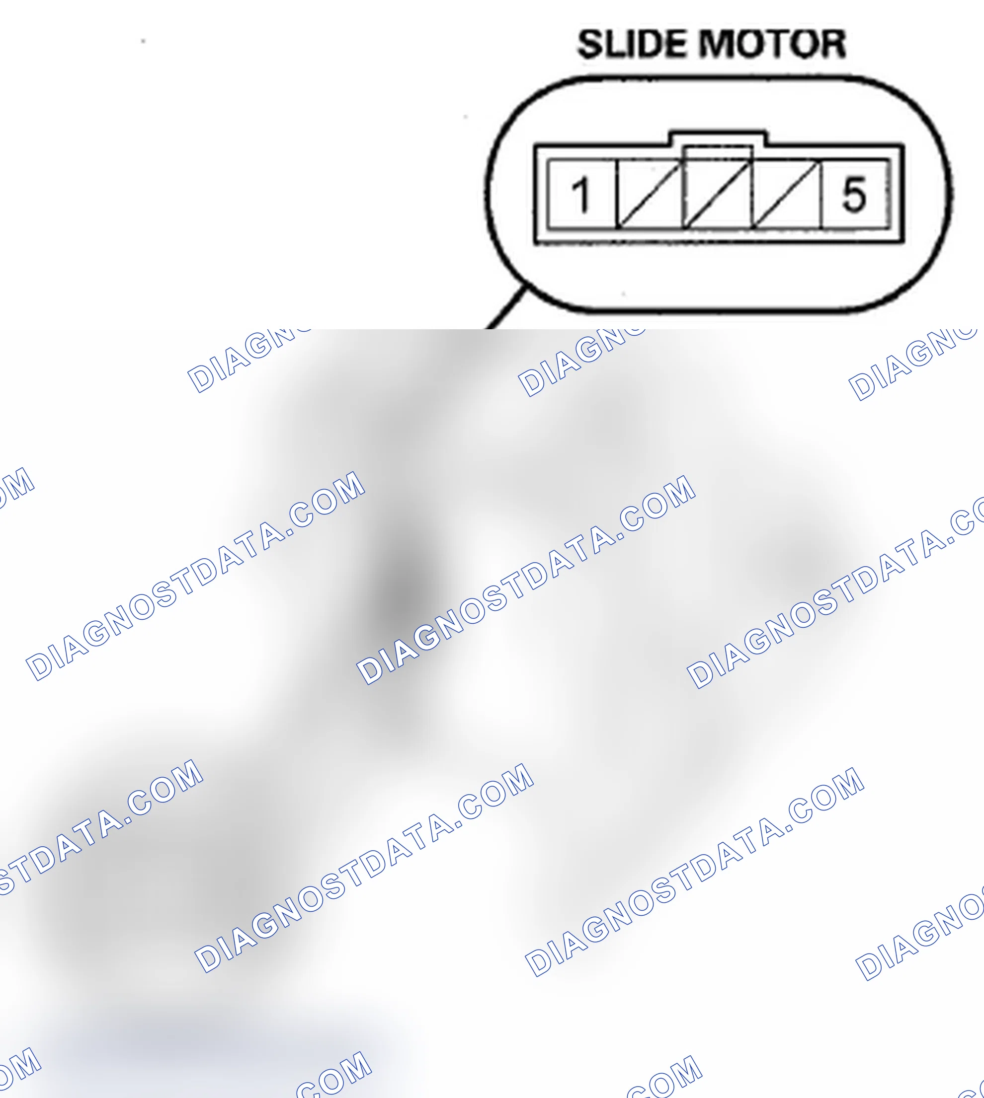Scheme 423: Front Passenger's Power Seat Motor Test