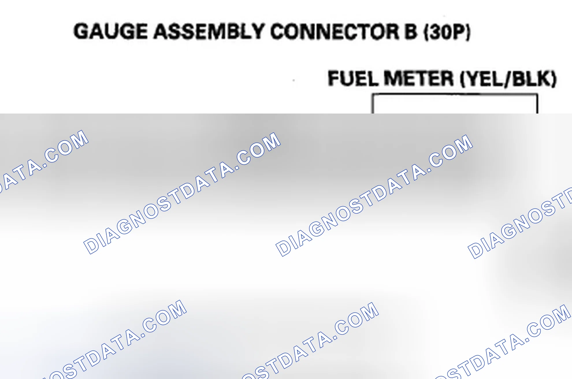 Scheme 63: DTC B1176: Fuel Gauge Unit Circuit Short