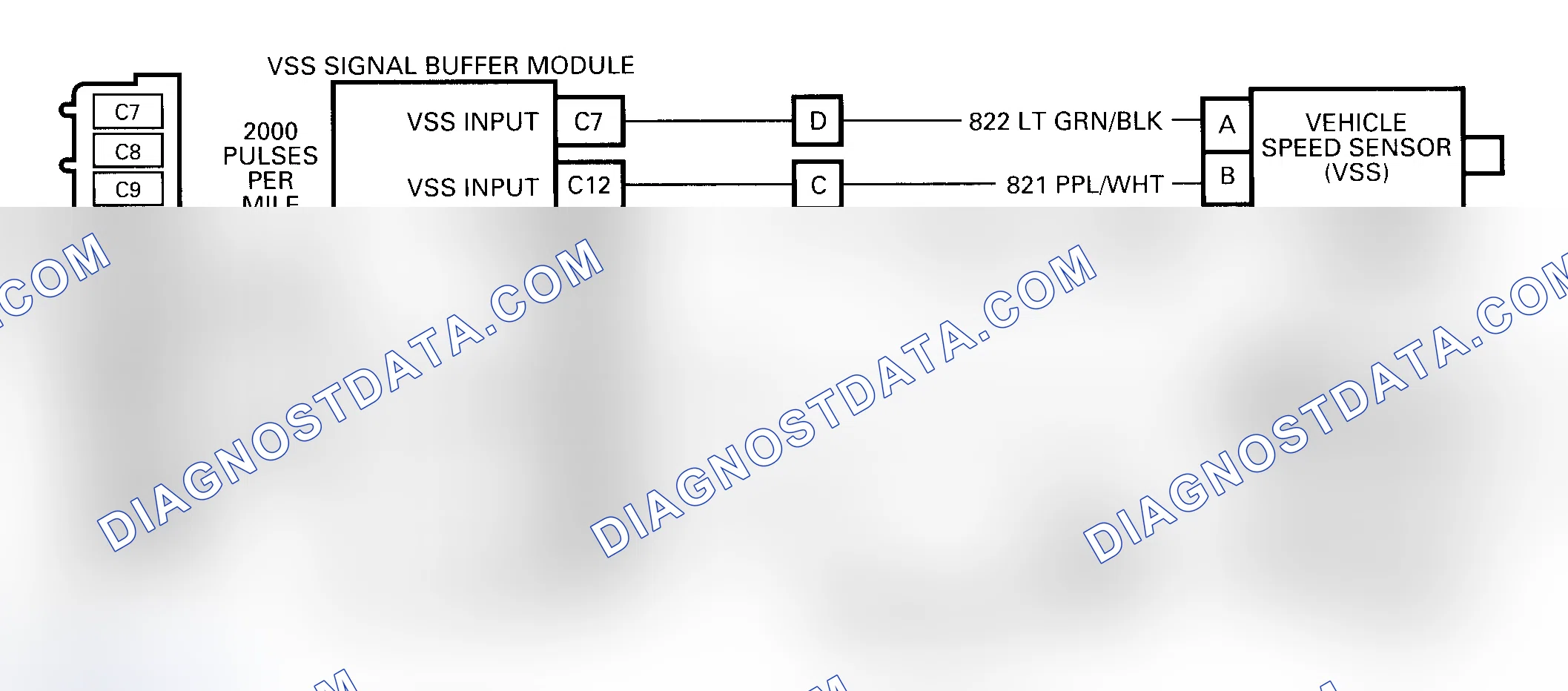 Scheme 137: DTC 24 Schematic (4L60-E) VSS Circuit Low (Transmission Output Speed Signal)